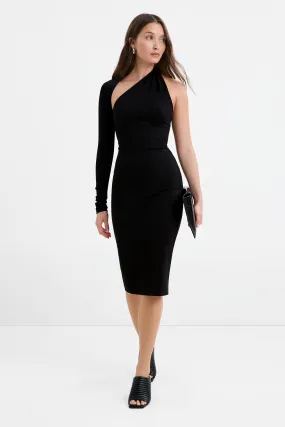 New Spirit Urban Style Manhattan One Shoulder Midi Dress