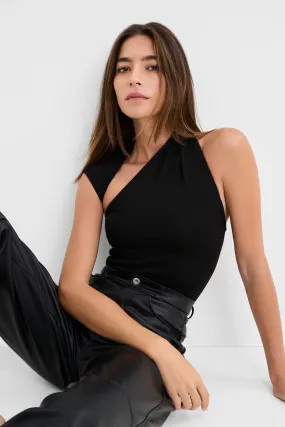 Manhattan Sleeveless Top Ribbed Knit Fabric