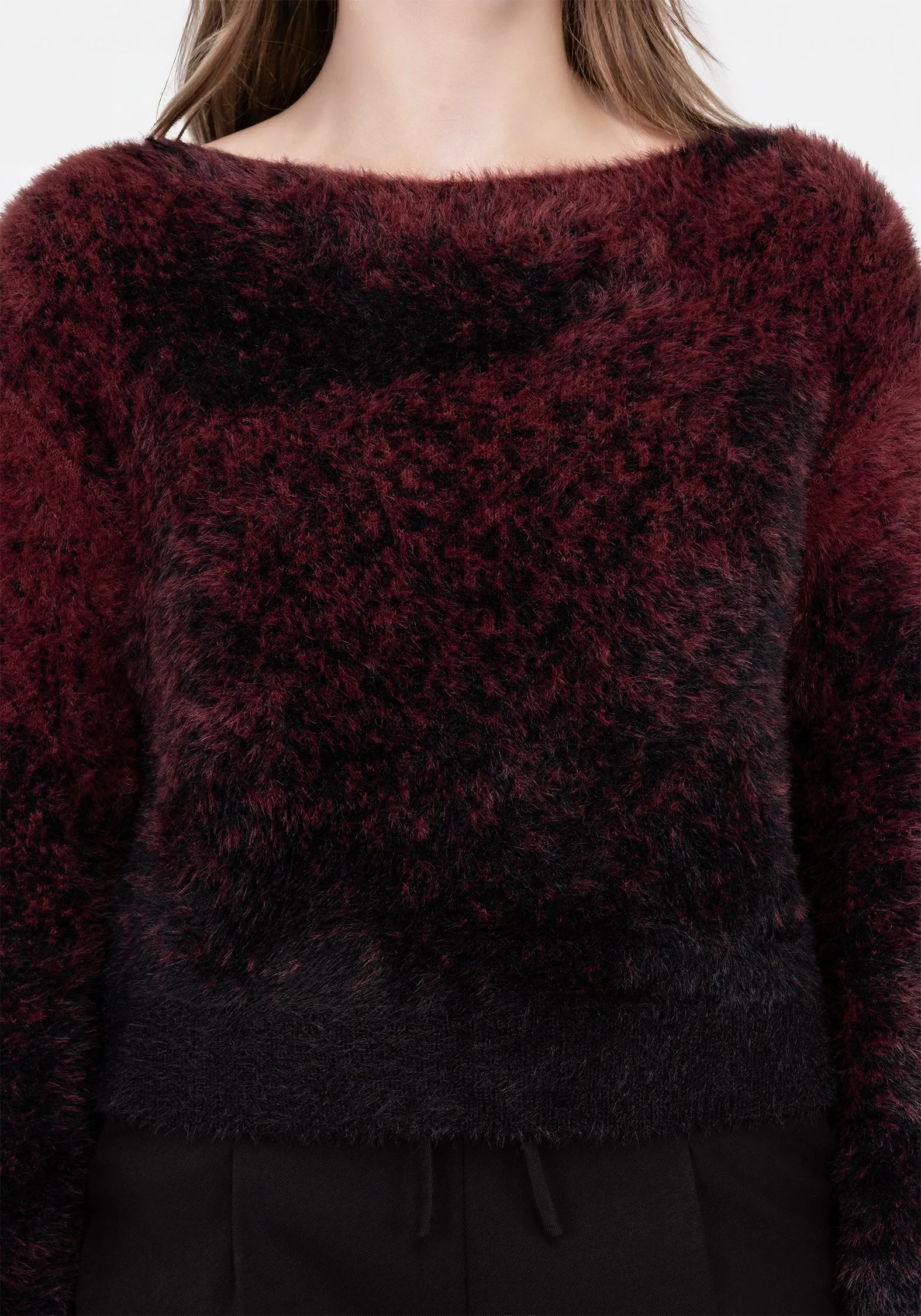 Maple Tie Dye Knit Jumper Bonded Seam Construction TaglessCollar