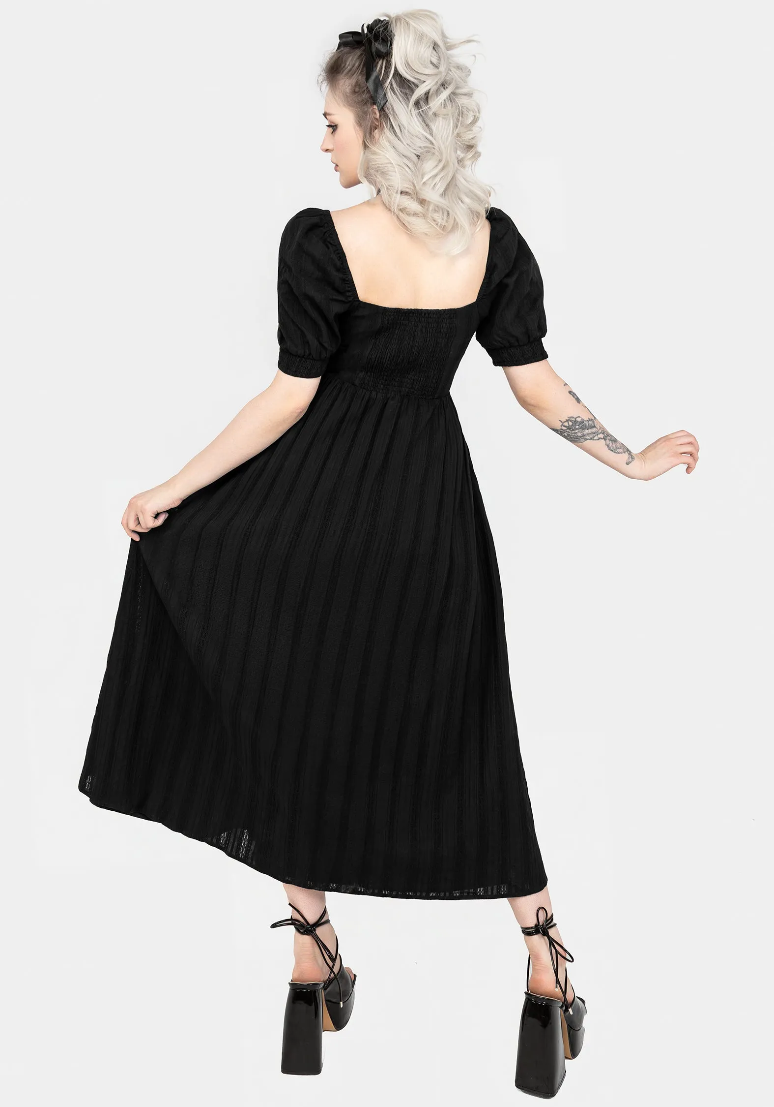 Church Proper Marcia Broderie Midaxi Dress