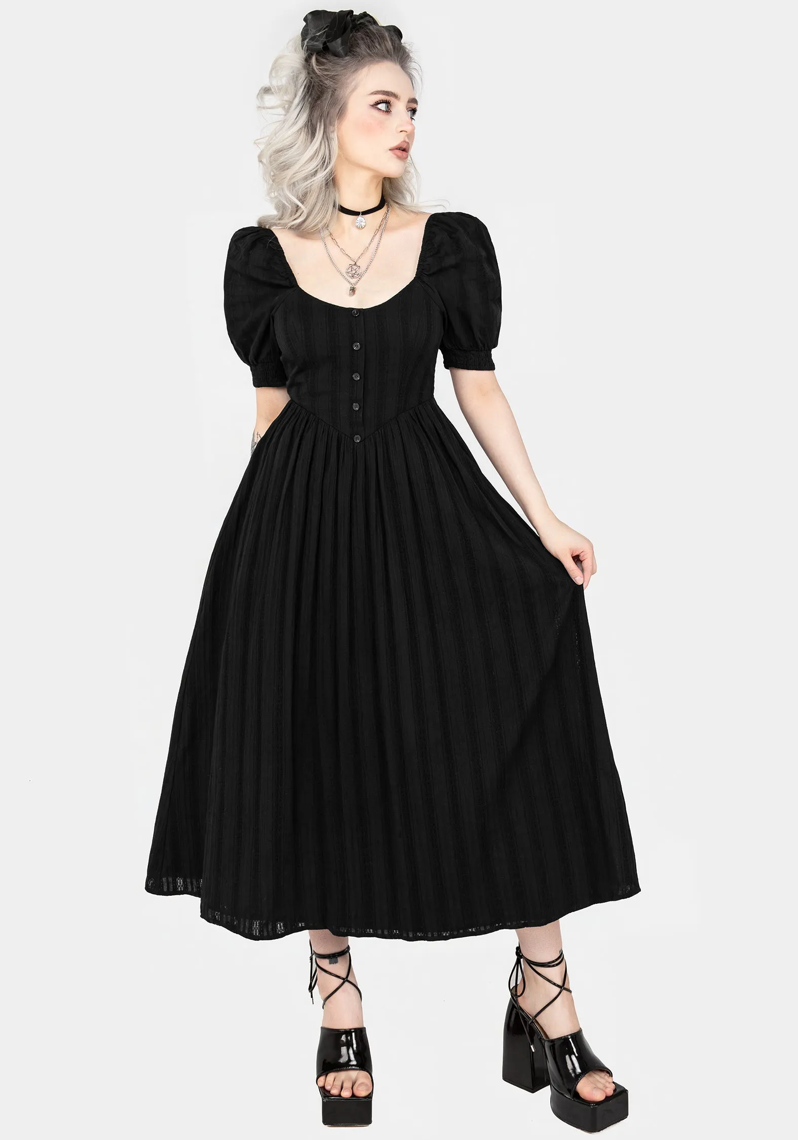 Marcia Broderie Midaxi Dress Smart Design