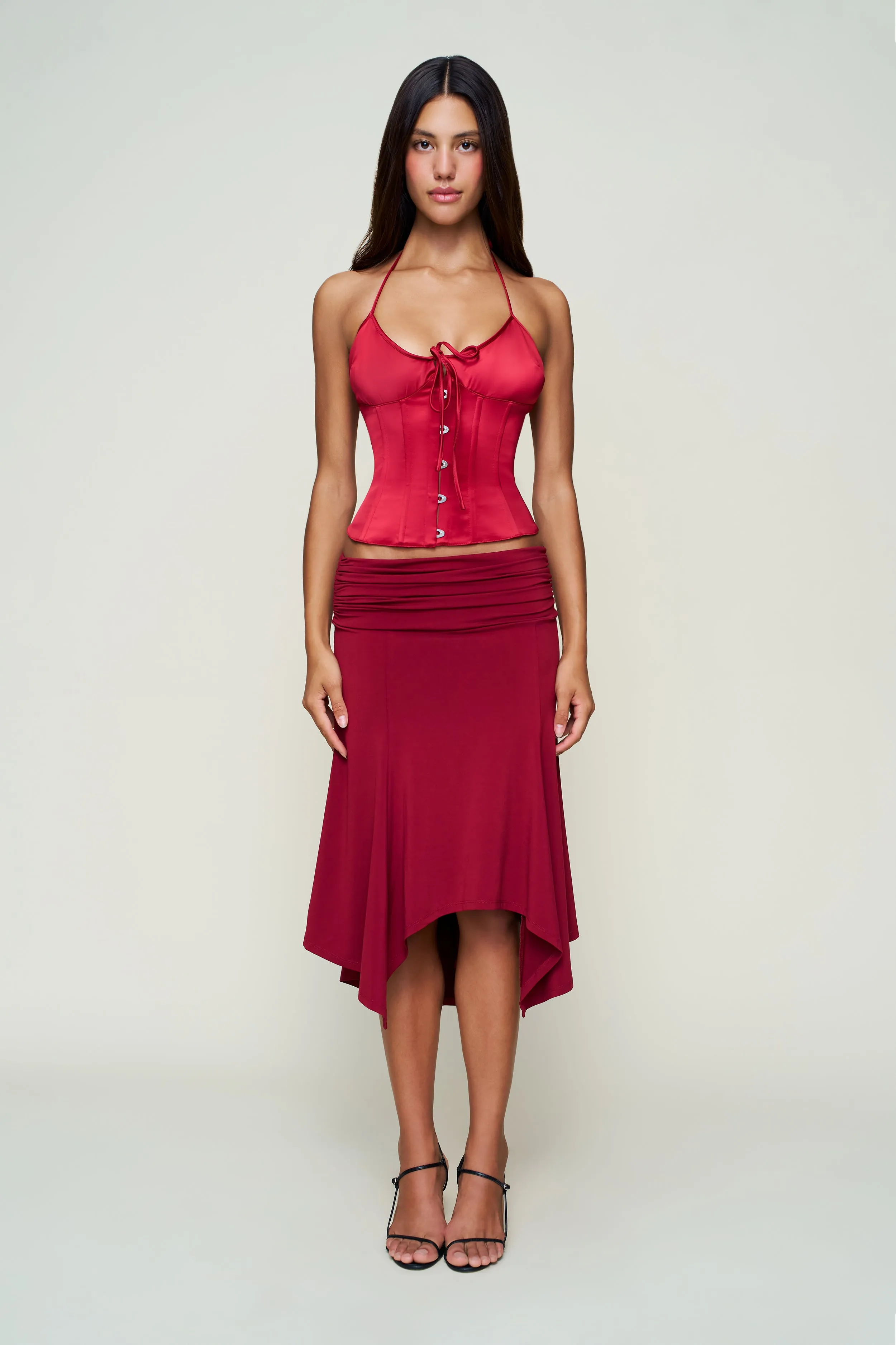 Marini Corset Top Thermal Regulating Textile Multi Panel Construction