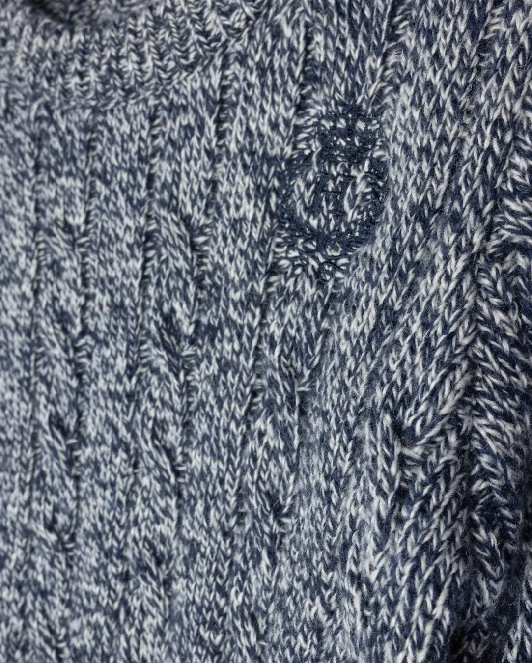 Marled Cable Knit Sweater Knit Wear