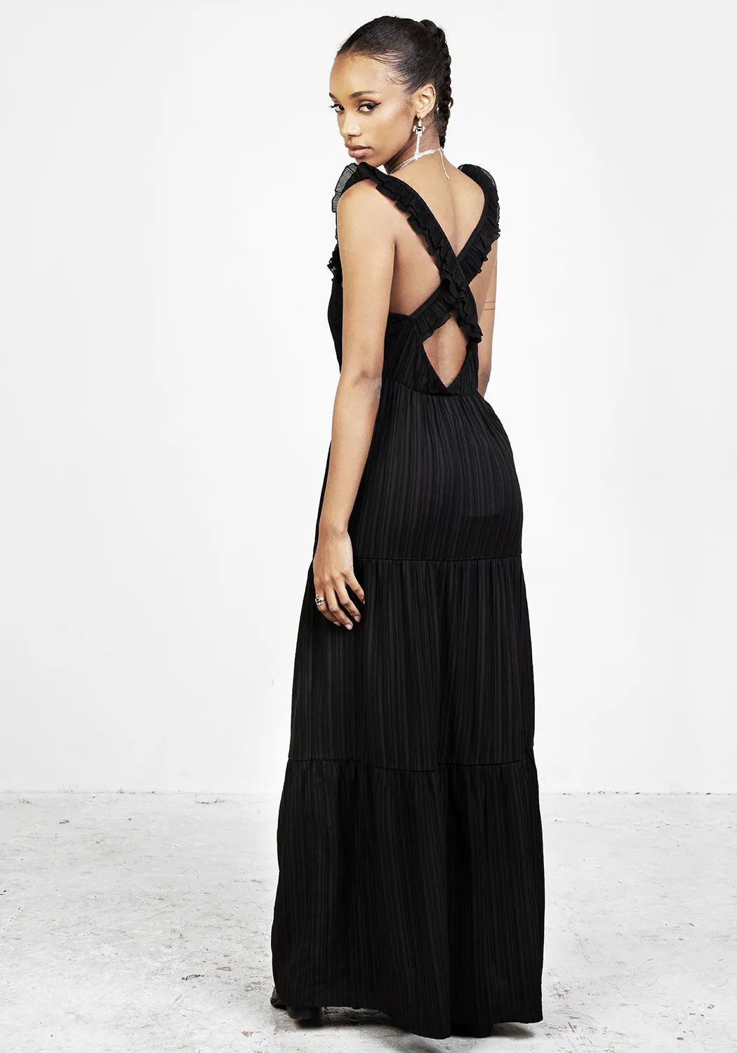 Mayqueen Cross Back Gown Air Layer