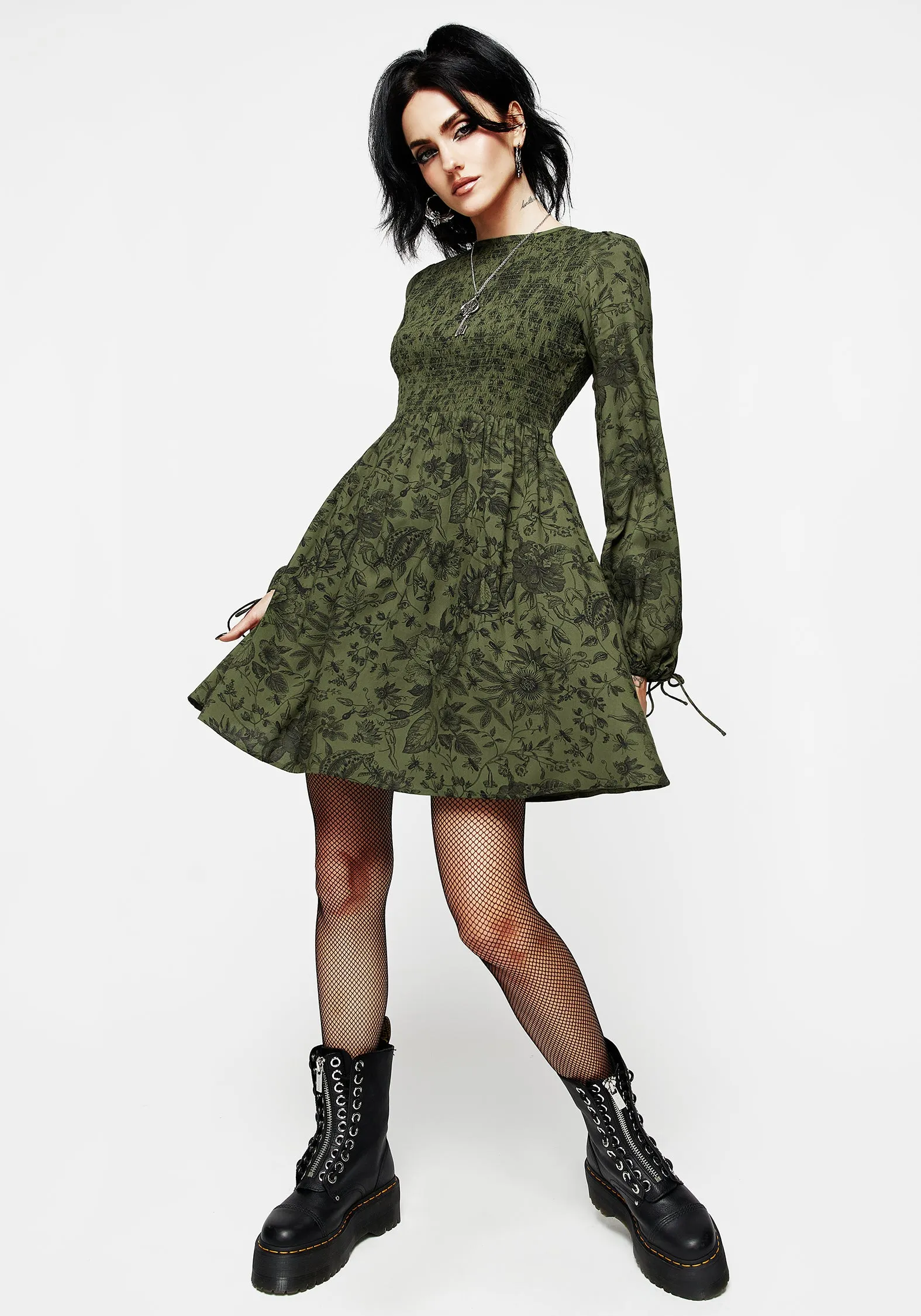 Meadowflowers Floral Print Mini Dress Profile Enhancer