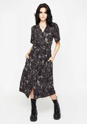 Melancholia Midi Shirt Dress spring fresh