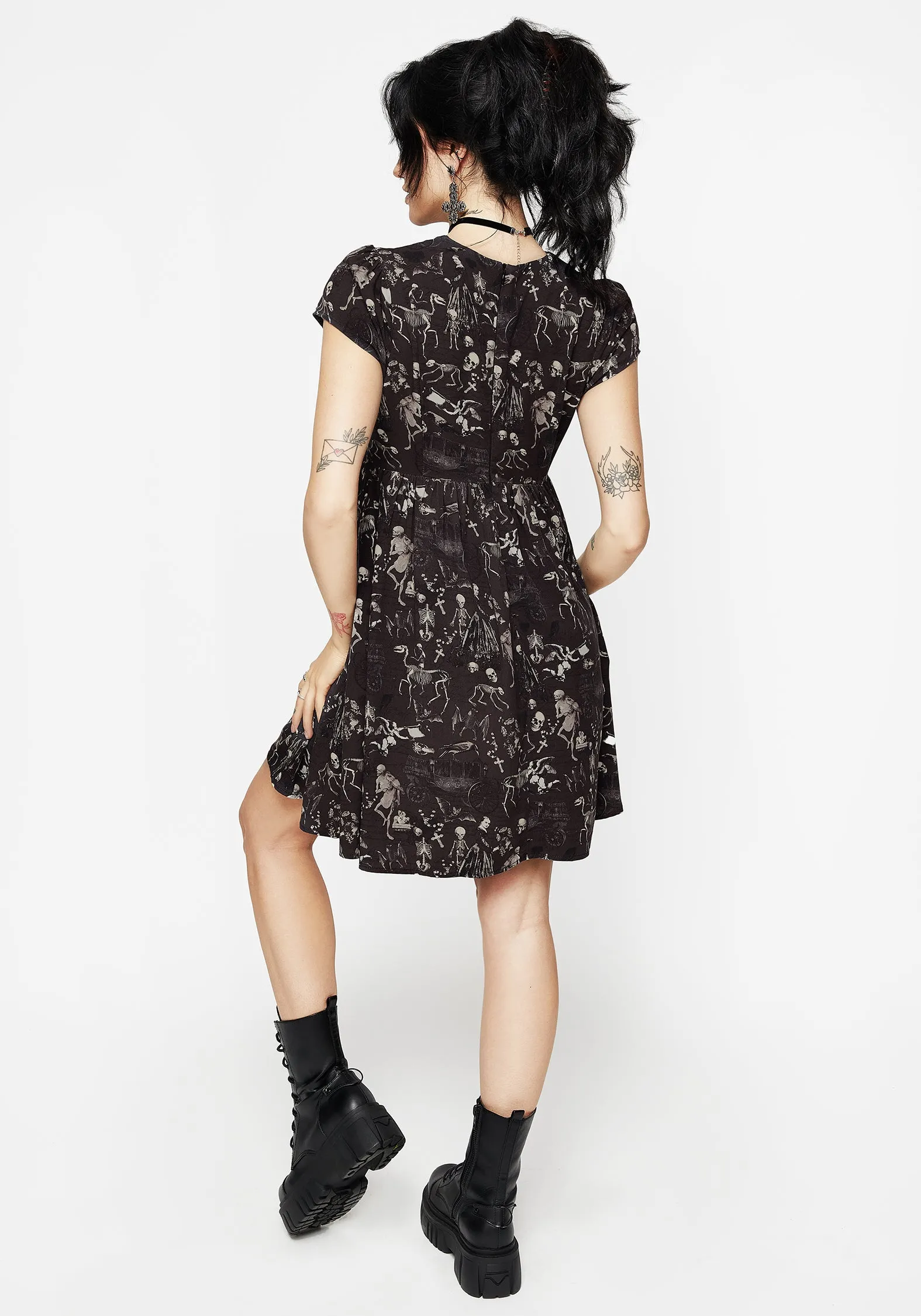 Melancholia Mini Skater Dress Scene Light