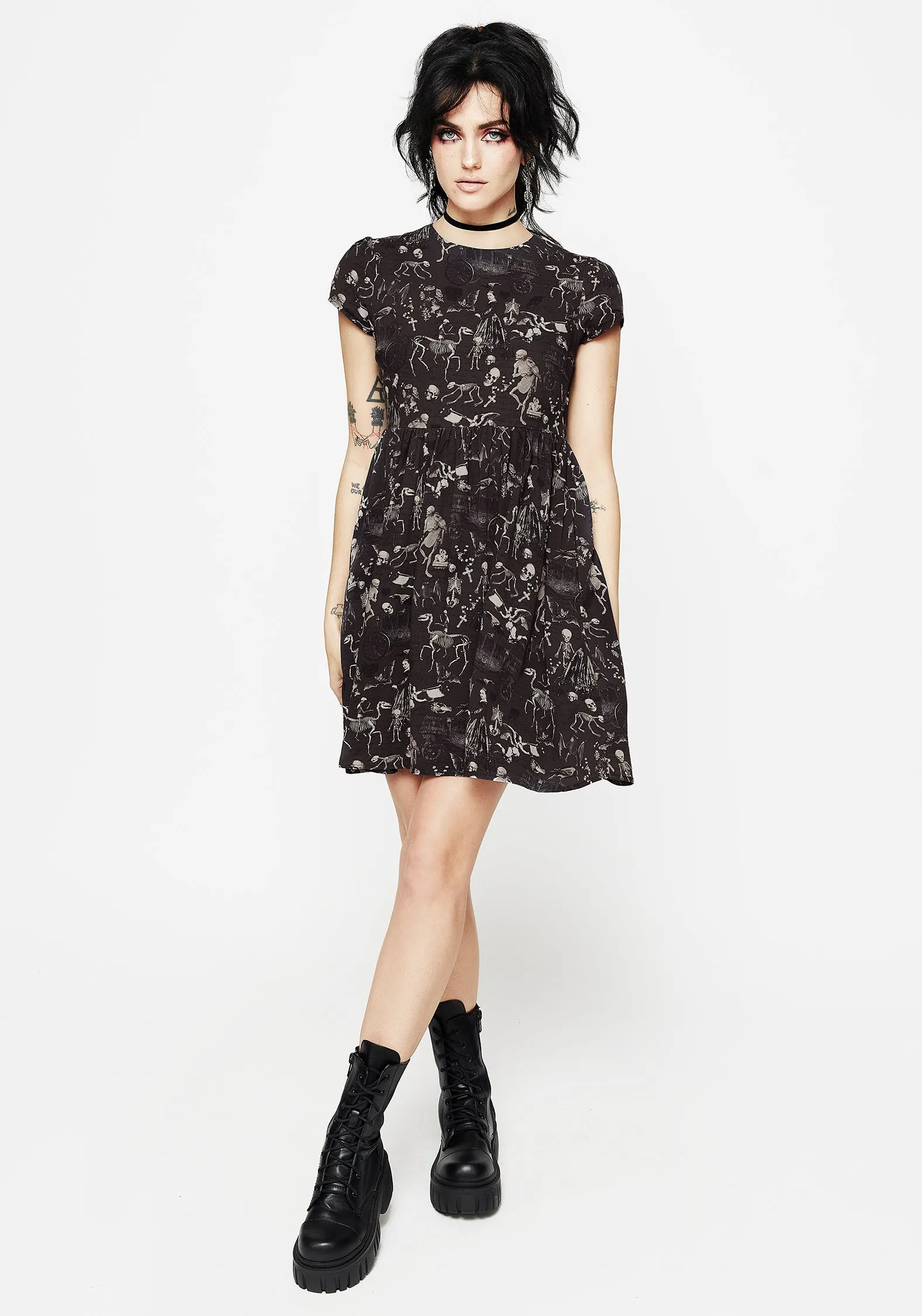 Melancholia Mini Skater Dress All Day Look All Daywear