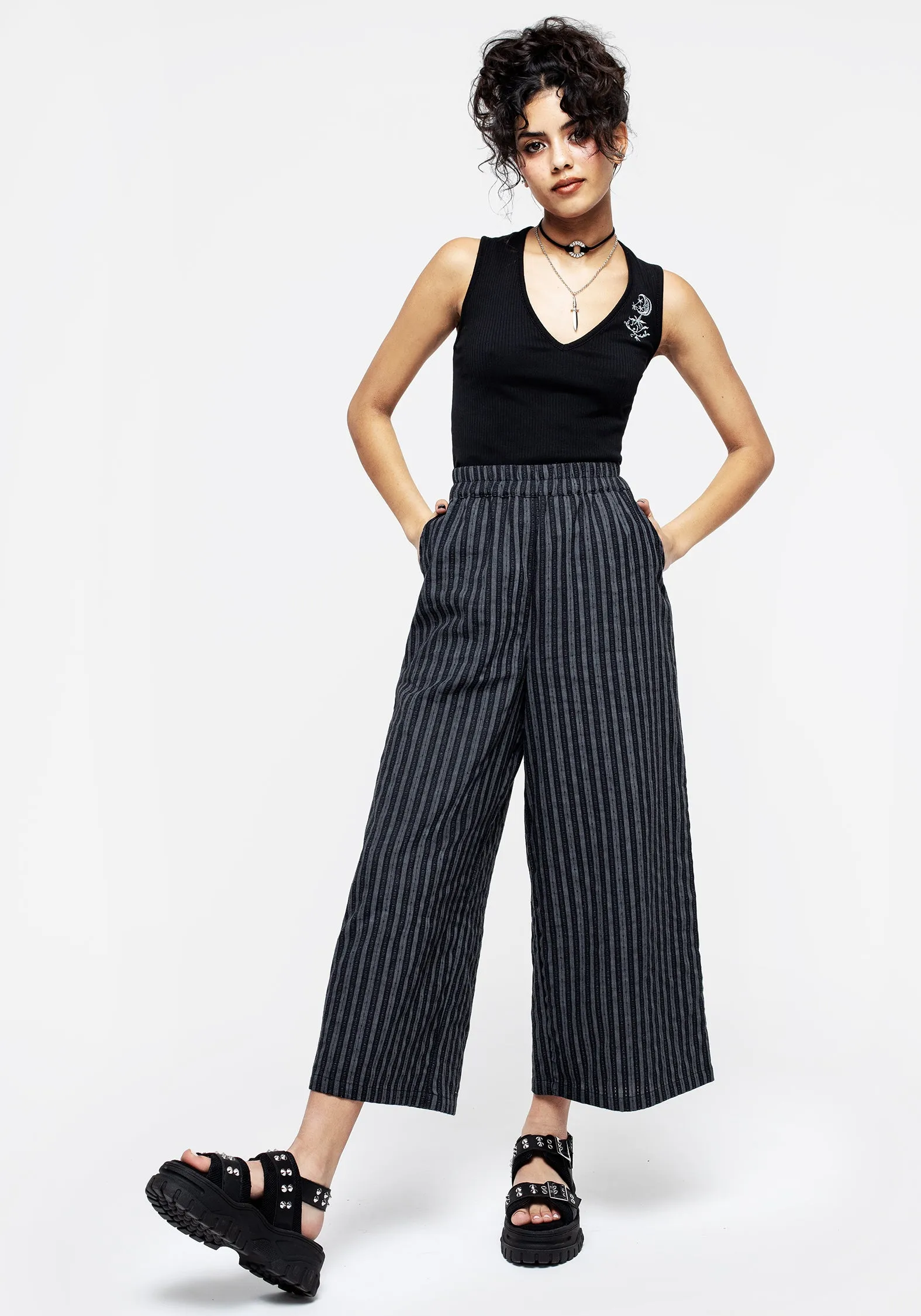 Fitted Cut Memorantia Wide Leg Culottes