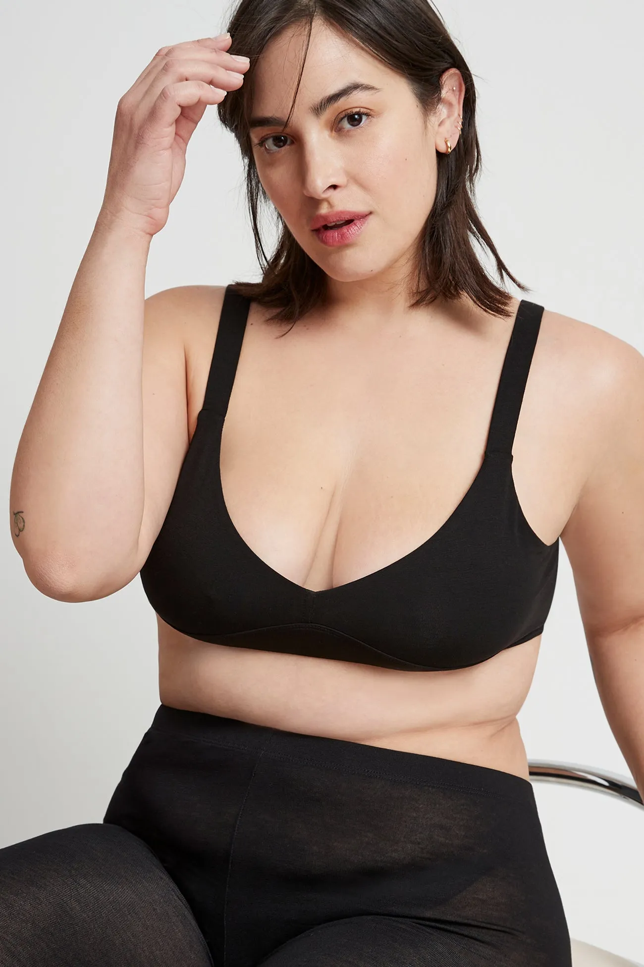 Mesh Back Bralette UV Protective Coating