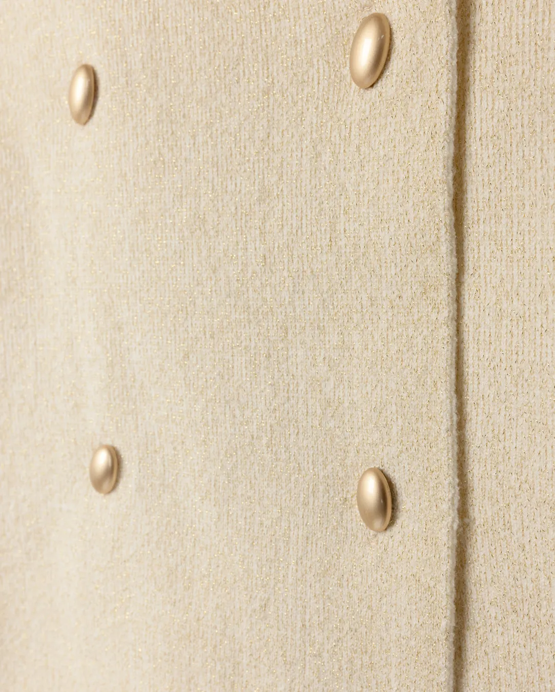 Stretch Comfort Fit Metallic Knit Double Breasted Blazer