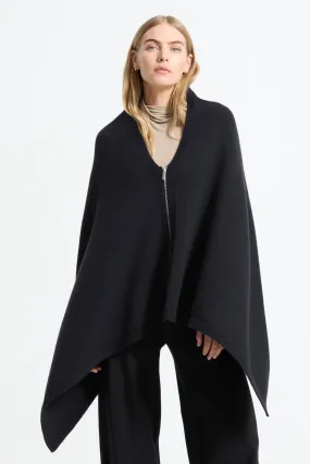 Mika Knit Cape Layered Look