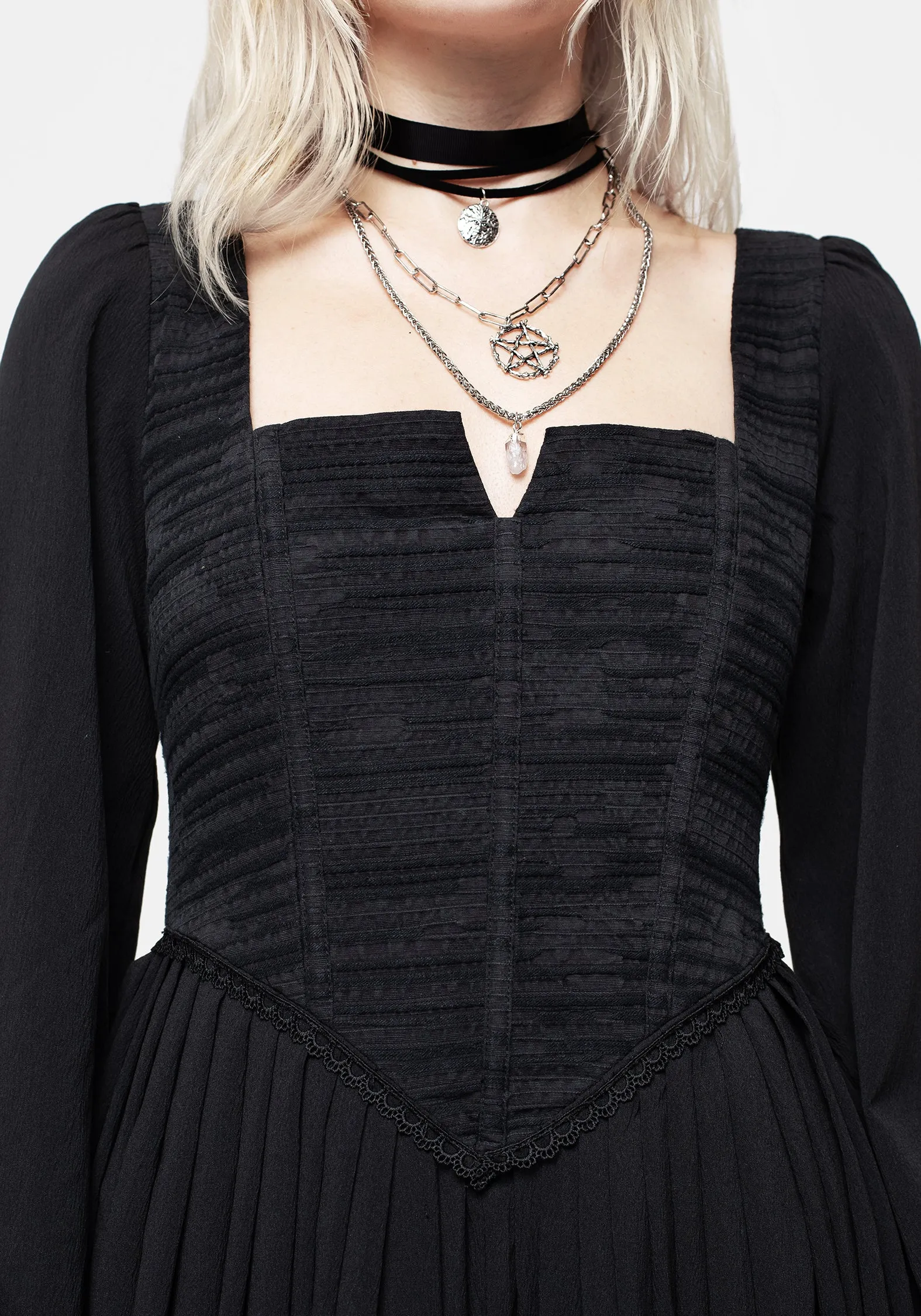 Mina Corset Midi Dress Timeless slip dress