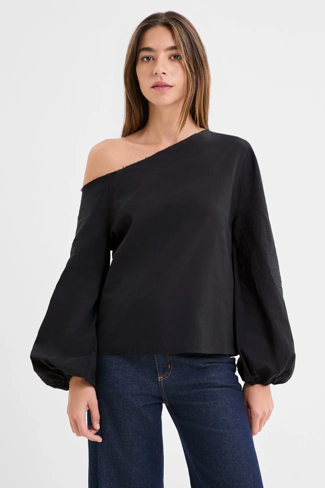Mindy Top Grid Texture Fabric Convertible Style