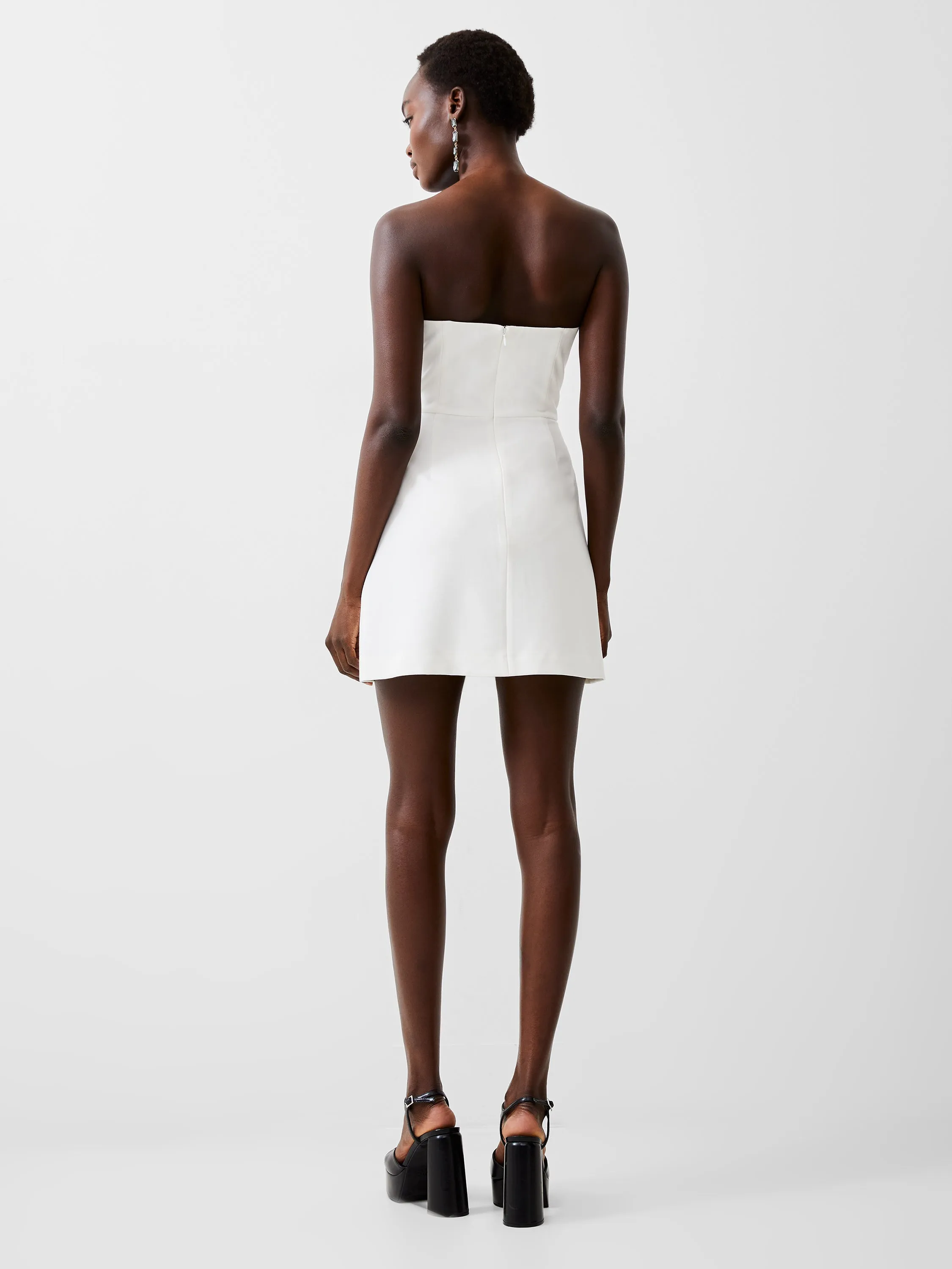 Cocktail-Party Whisper Strapless Envelope Dress