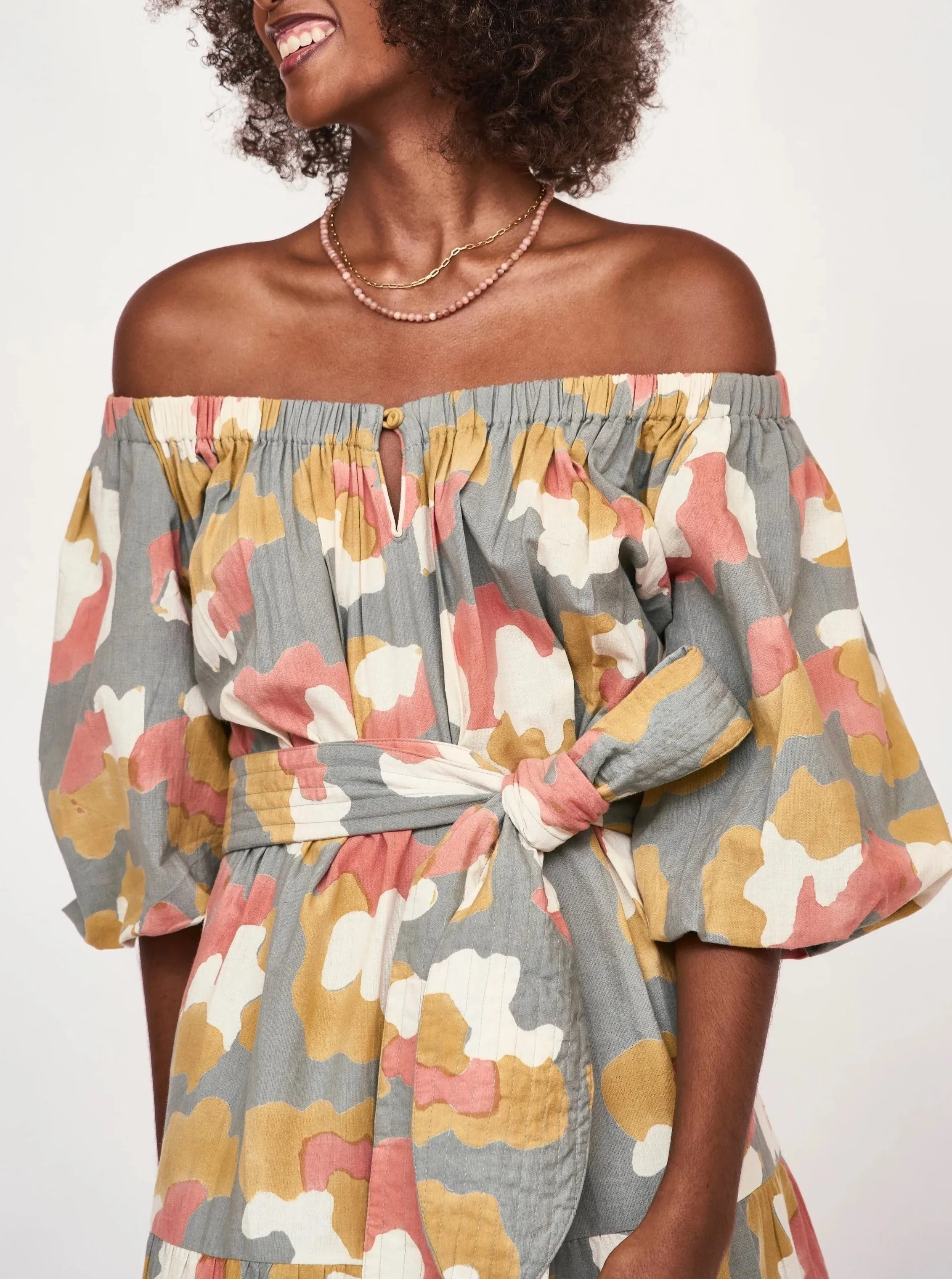 Mirth Capri in Waterlilly Soft cotton dress