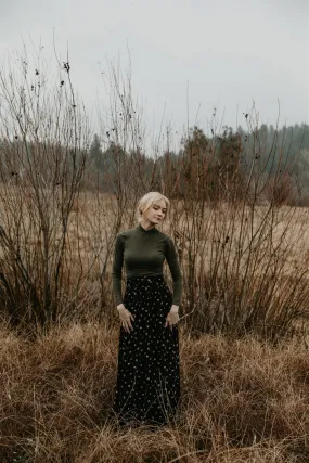 Odor Resistant Mock Top in Olive