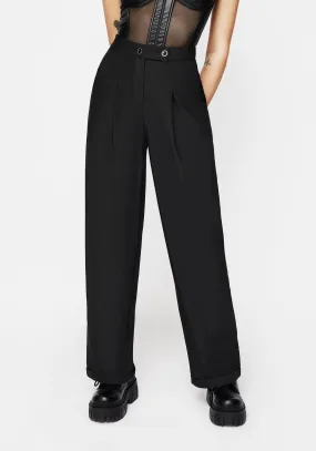 Moonage Tailored Trousers Geometric Print Smart Casual