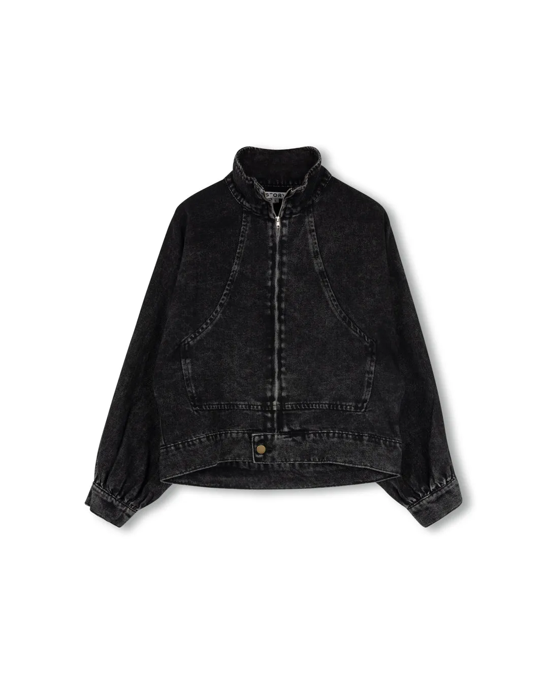 Winter Ready Denim Zip Up