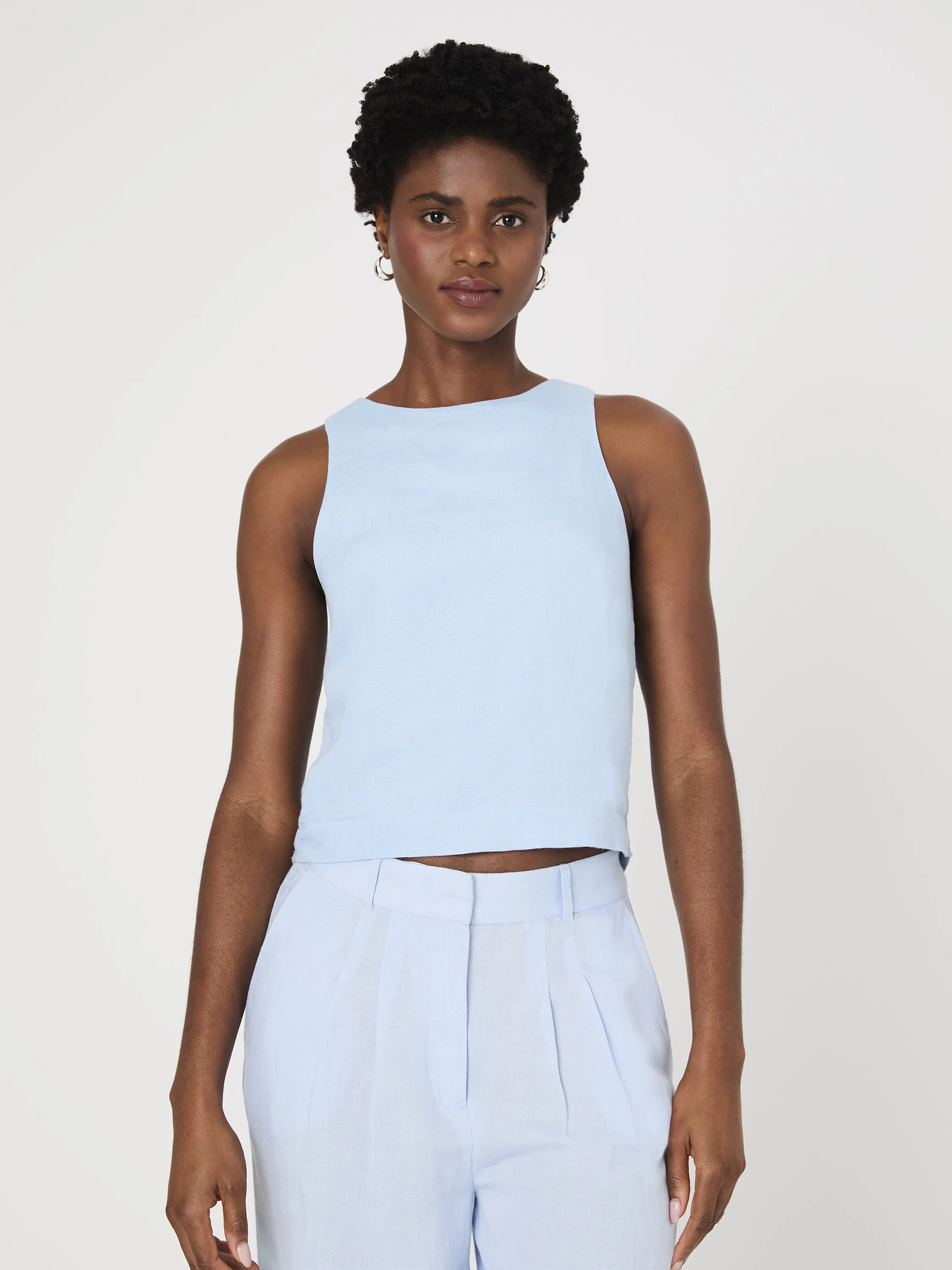 Hygroscopic Inner Layer Birdie Linen Swing Top