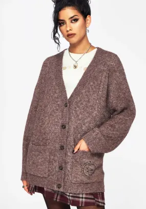 Madeline Embroidered Pointelle Knit Cardigan Midweight Texture Tagless Design