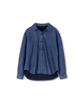 Cavelle Suede Shacket Comfortable lining