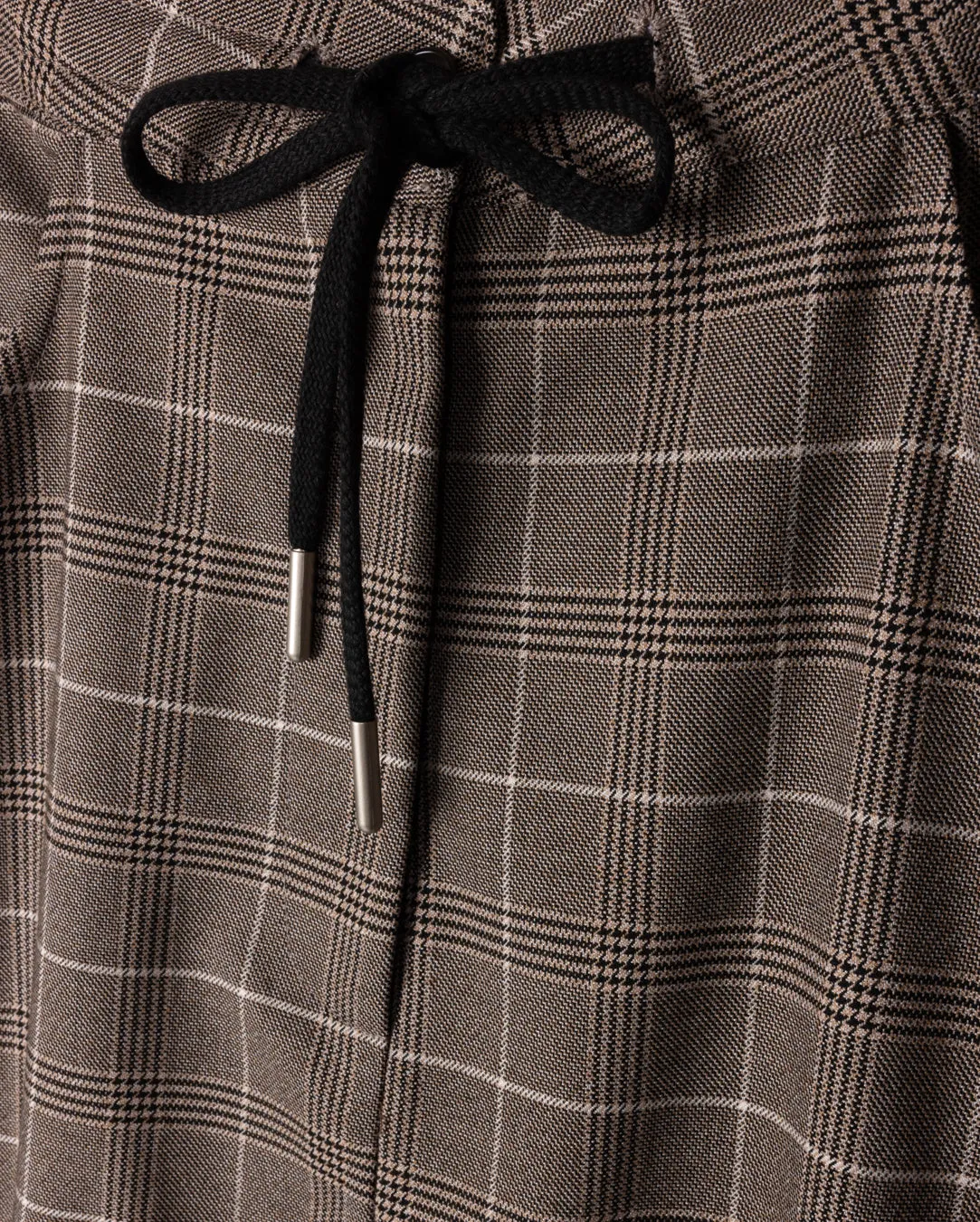 Key Feature Moki - Side Stripe Plaid Skirt