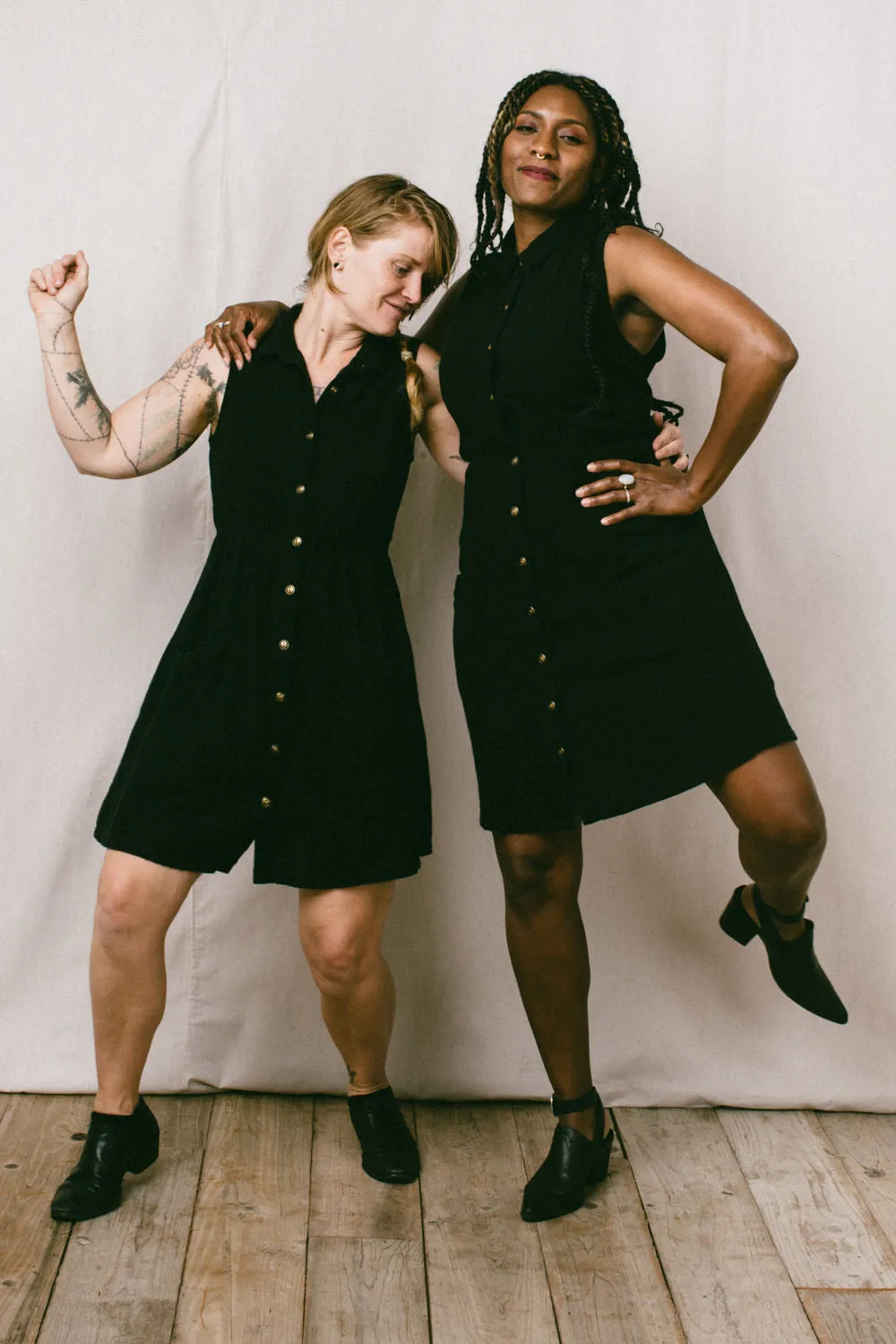 Mona Dress in black Soft Layering Quick Match