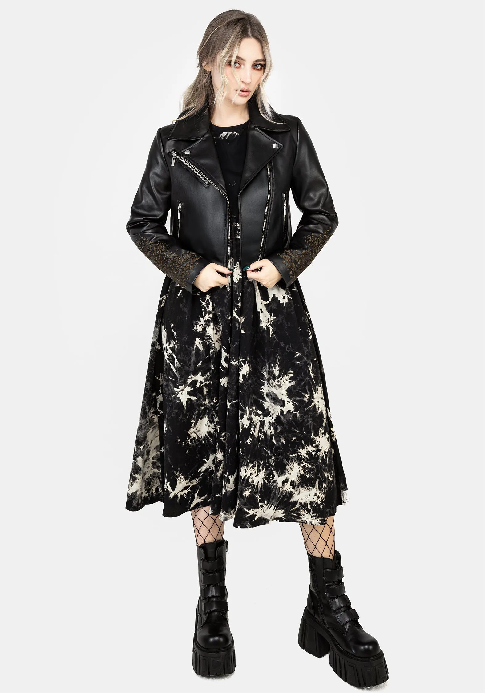 Moodswing Tie Dye Midi Dress Day Ready Look