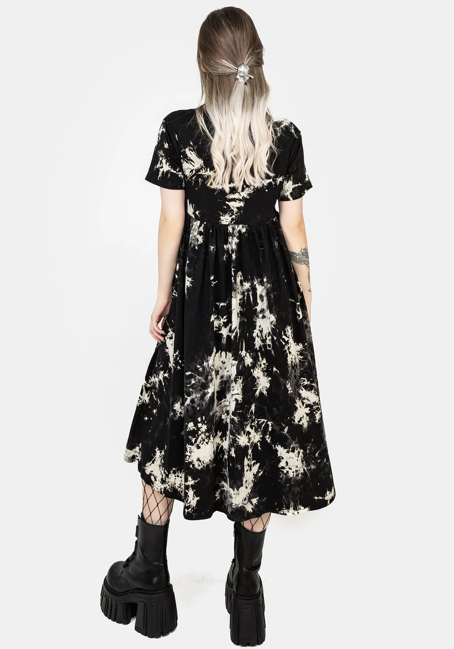 Moodswing Tie Dye Midi Dress Autumn Ready