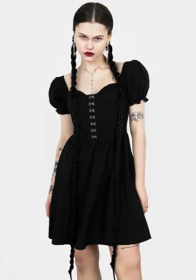 Mortem Ruffle Mini Dress Sunny Lace