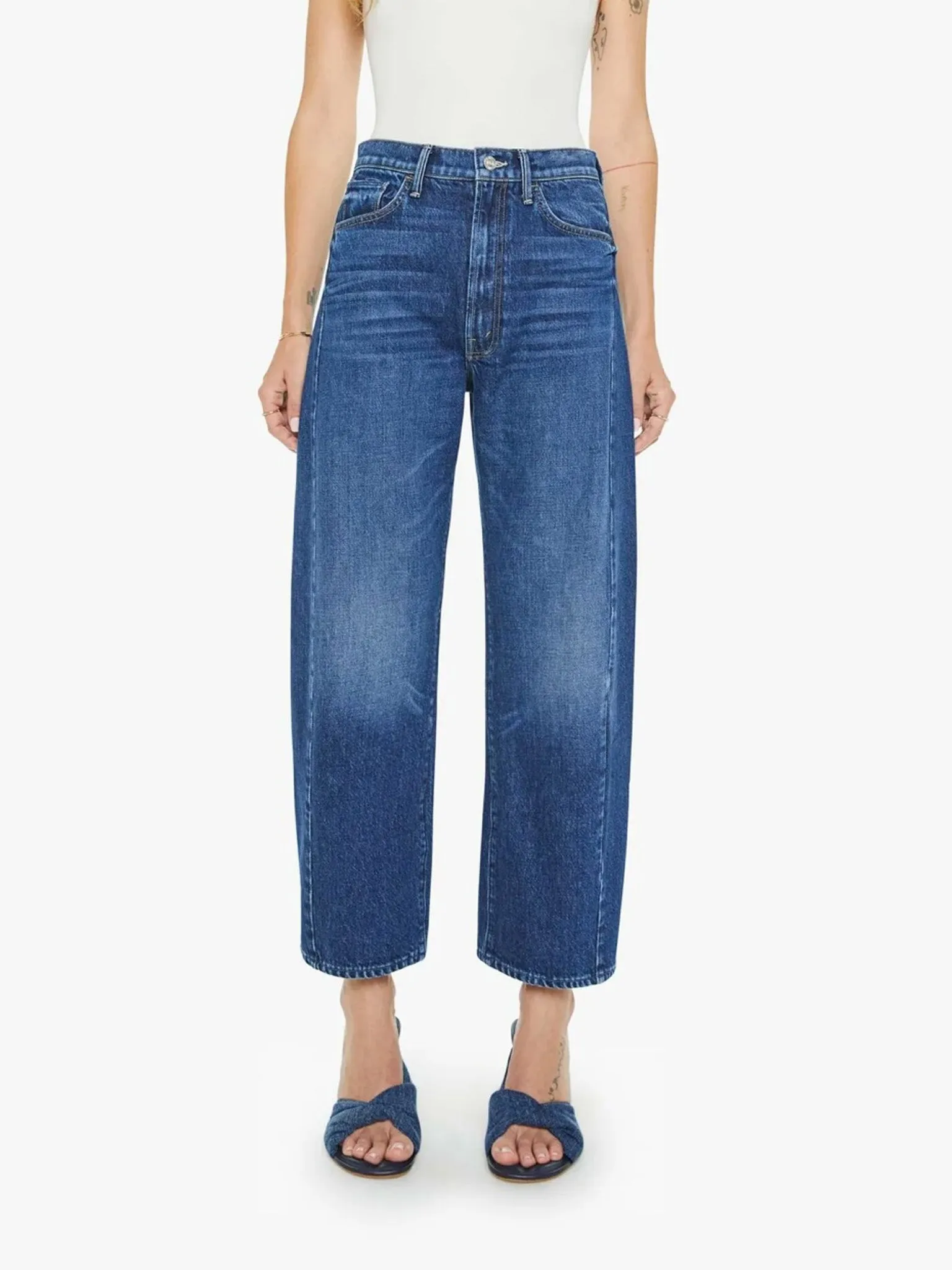 Classic Five Pocket Design Mother The Half-Pipe Ankle- Did You Bring Me Anything