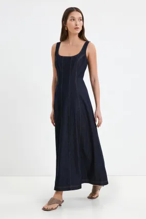 Melrose Denim Dress Pure Aesthetic