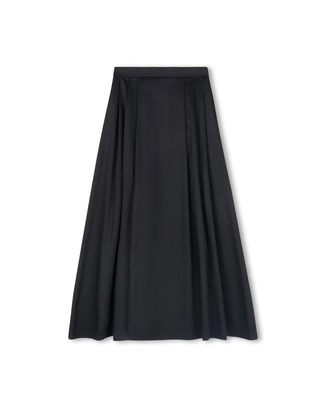 Chill Vibe Taffeta Poplin Maxi Skirt