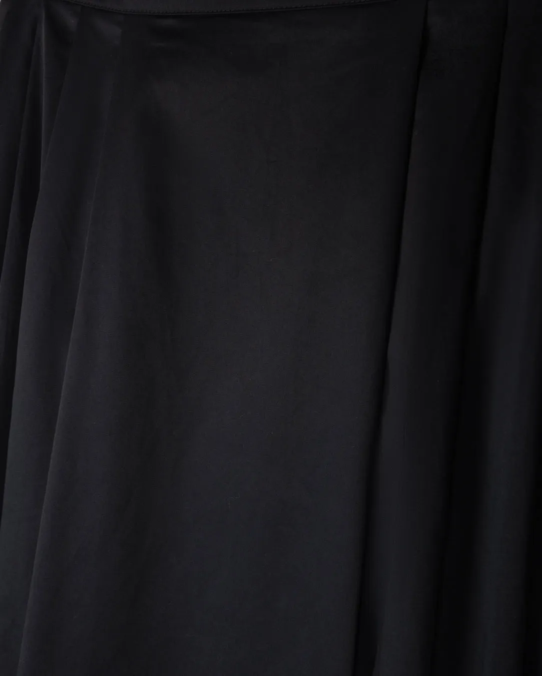 Streetwear Look Chic Fit Taffeta Poplin Maxi Skirt