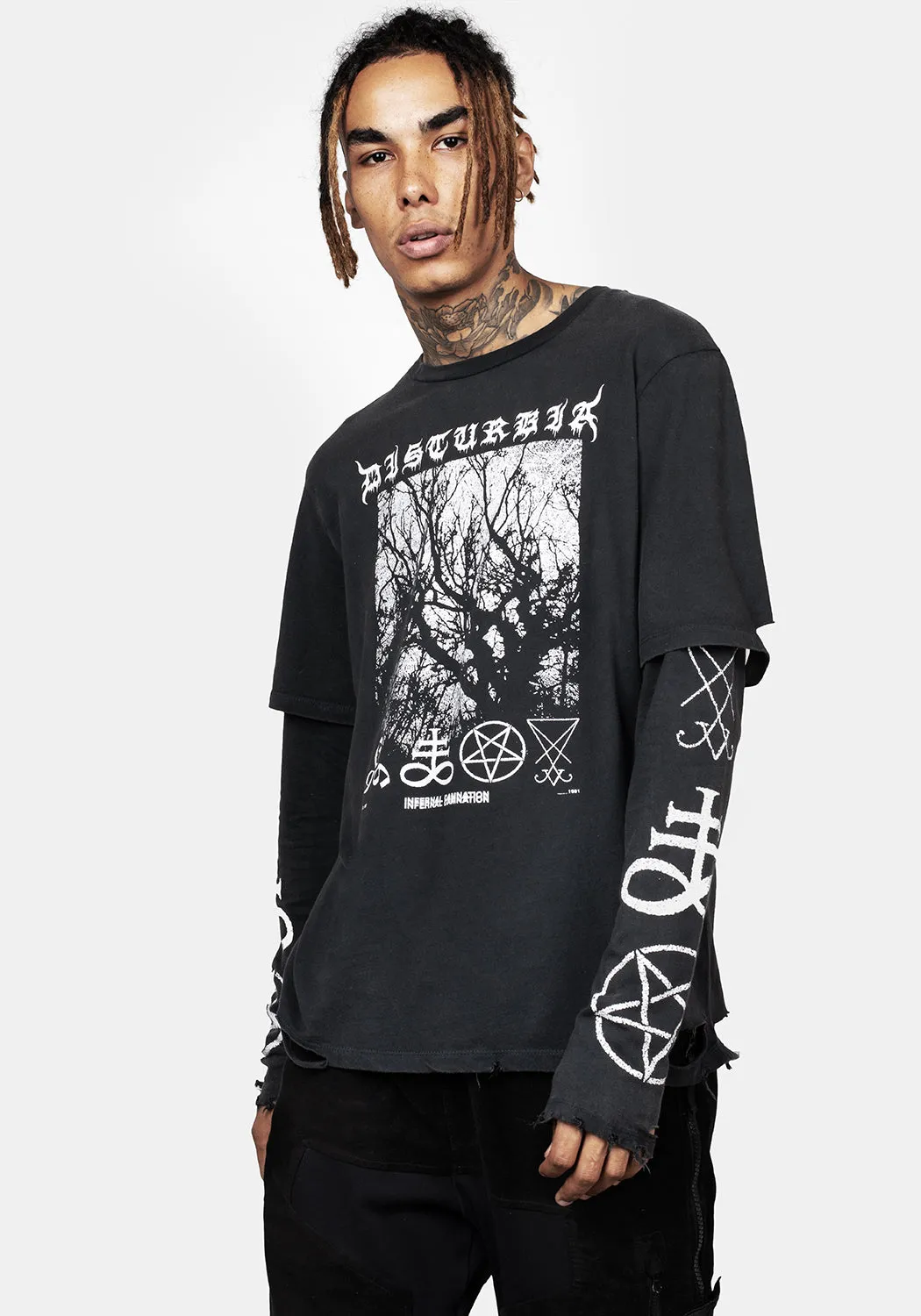Cold Weather Infernal Layered Long Sleeve T-Shirt