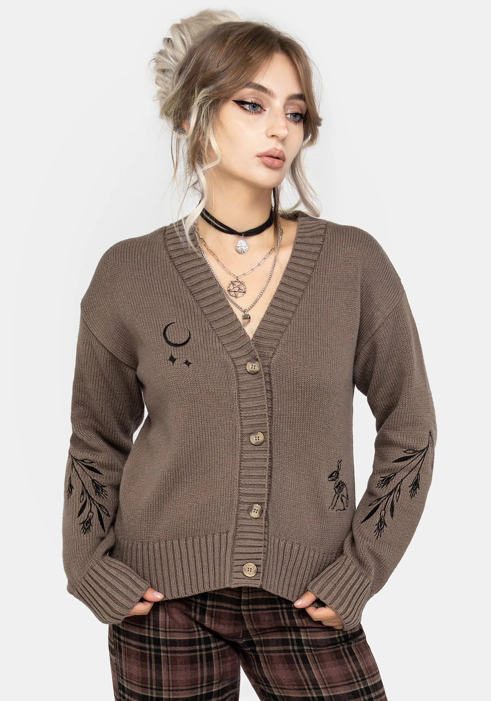 Hester Embroidered Knit Cardigan Fall Wardrobe Ready To Go