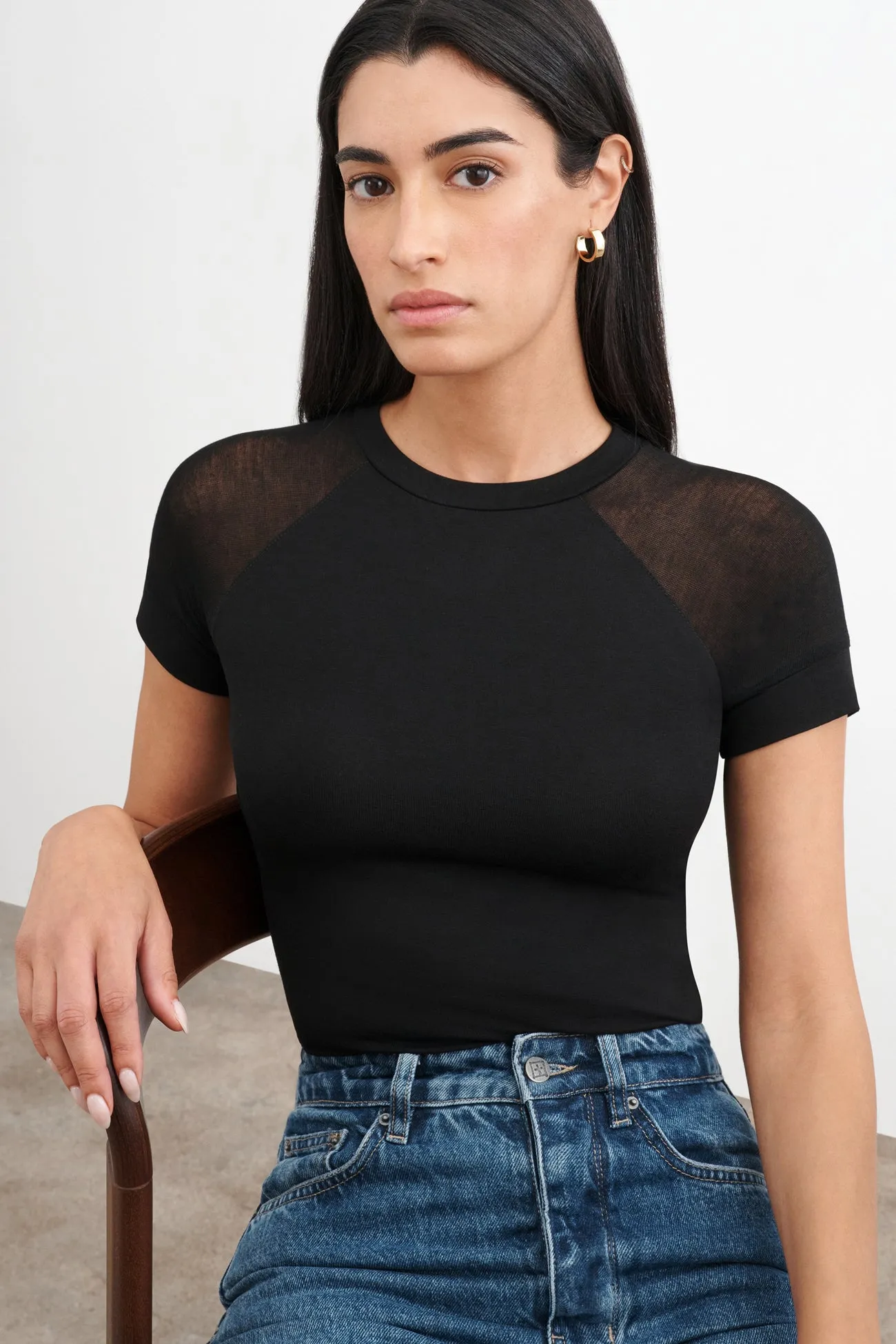 Harling Tee LayeredSleeveConstruction Layering Fashion