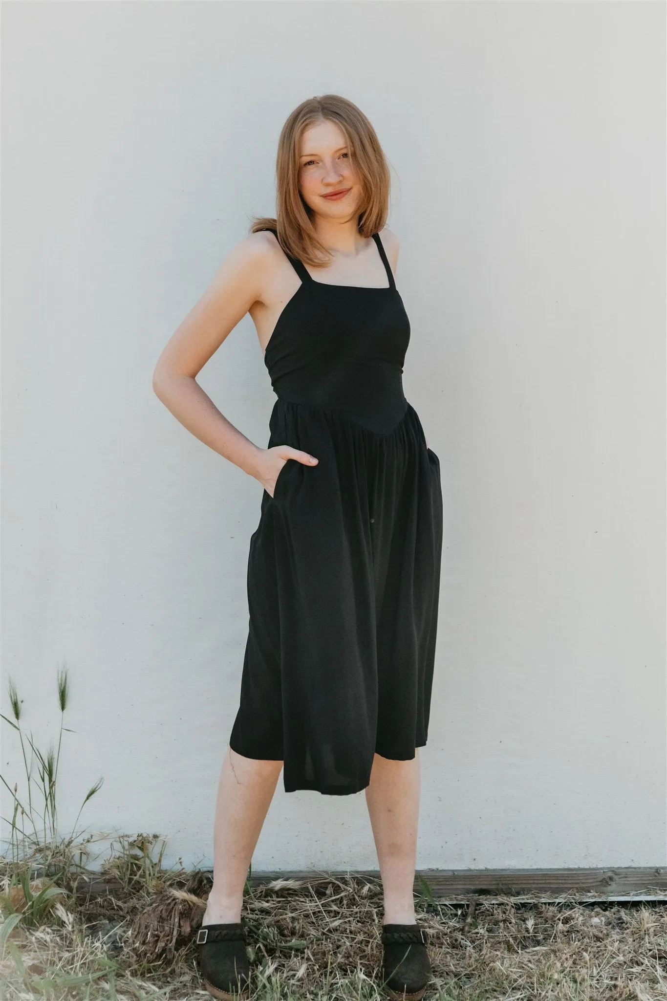 Urban Energy Elegant Simplicity Myrah Dress in Black Challis