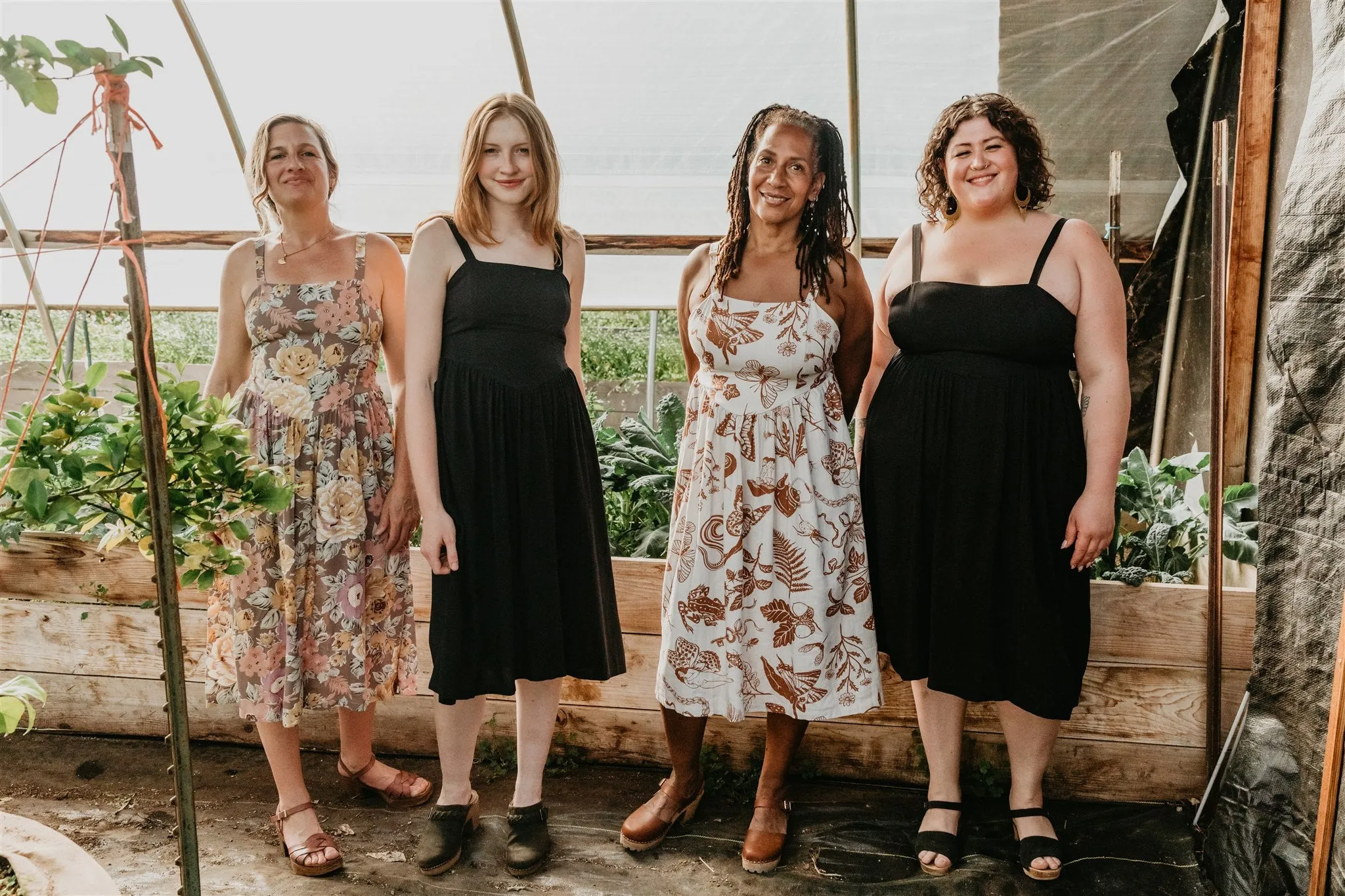 Body Harmony Slimming Shape Myrah Dress in Black Challis