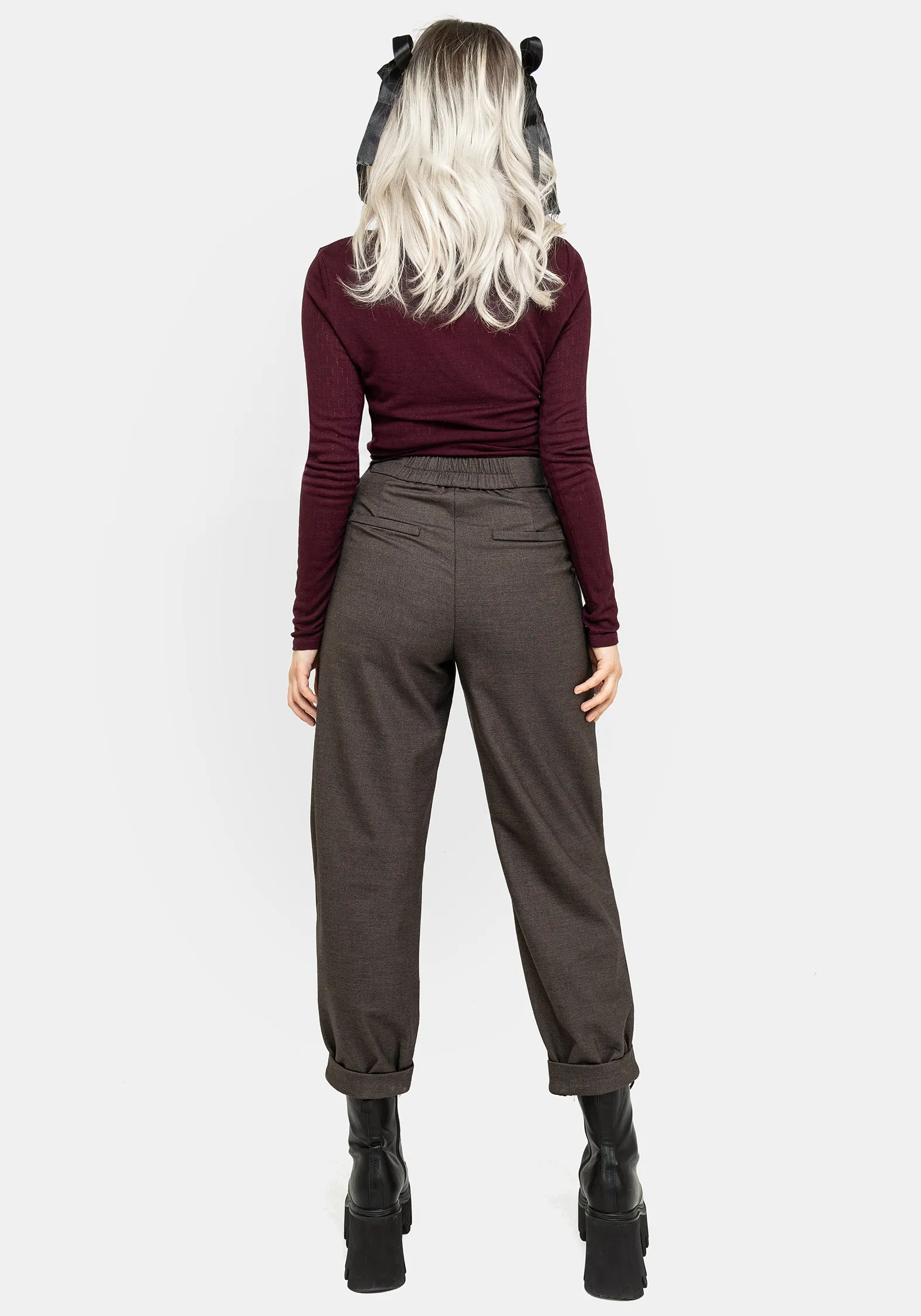 Sleek Comfort Breathable Mystic Embroidered Balloon Trousers