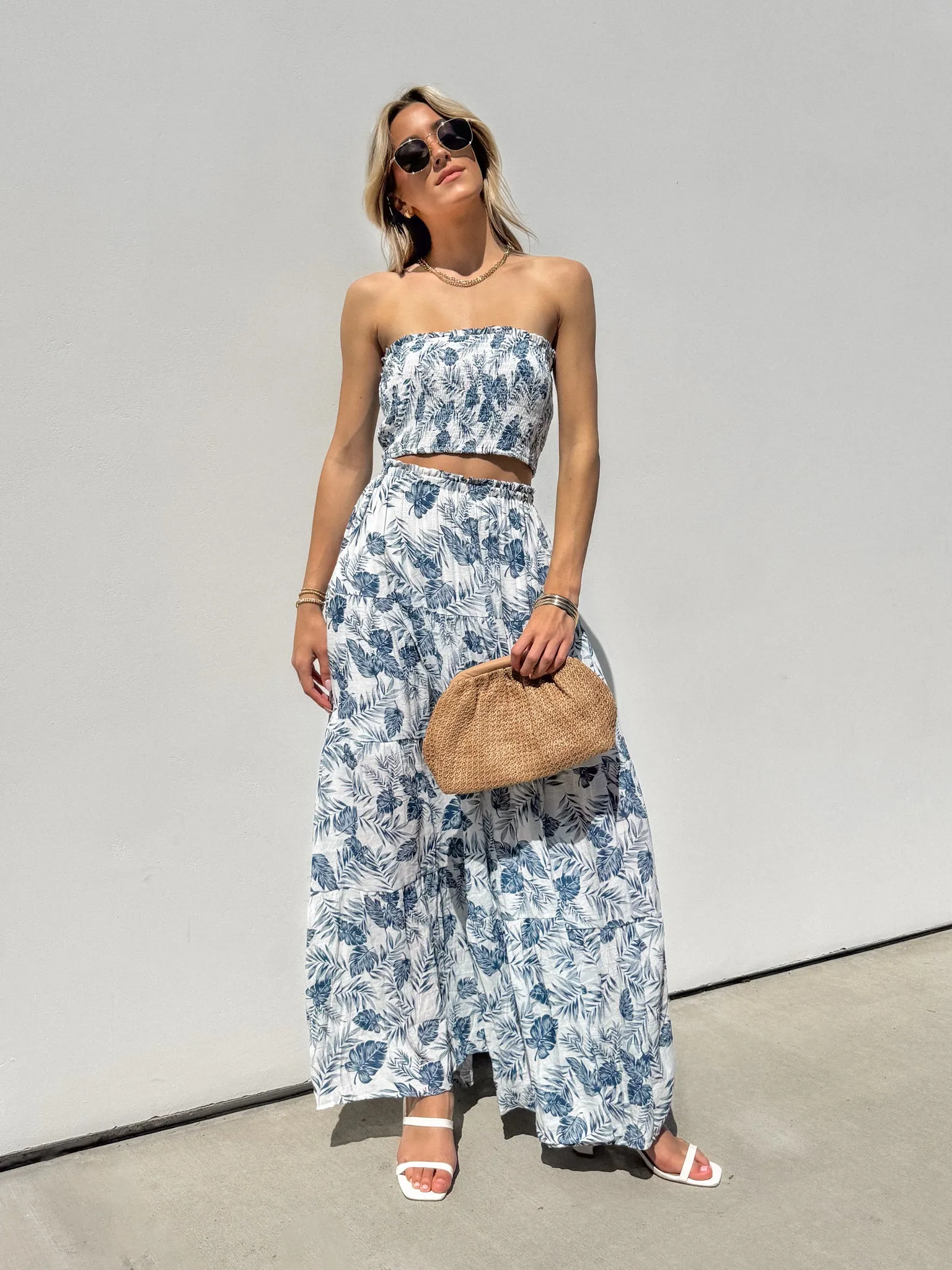 Comfortable Drape Naples Smocked Tube Top - Final Sale