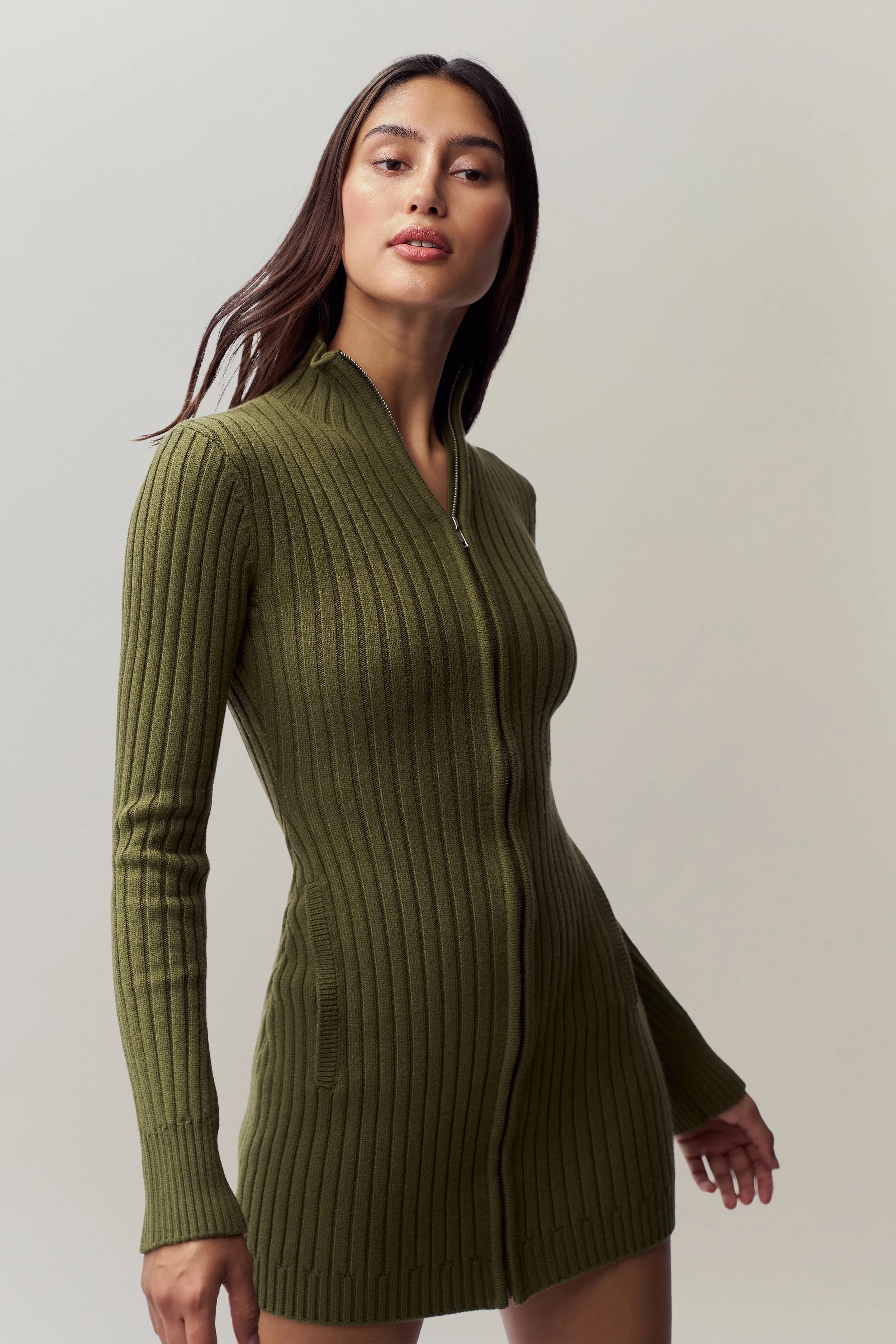 Nell Zip Up Dress Beat Edge