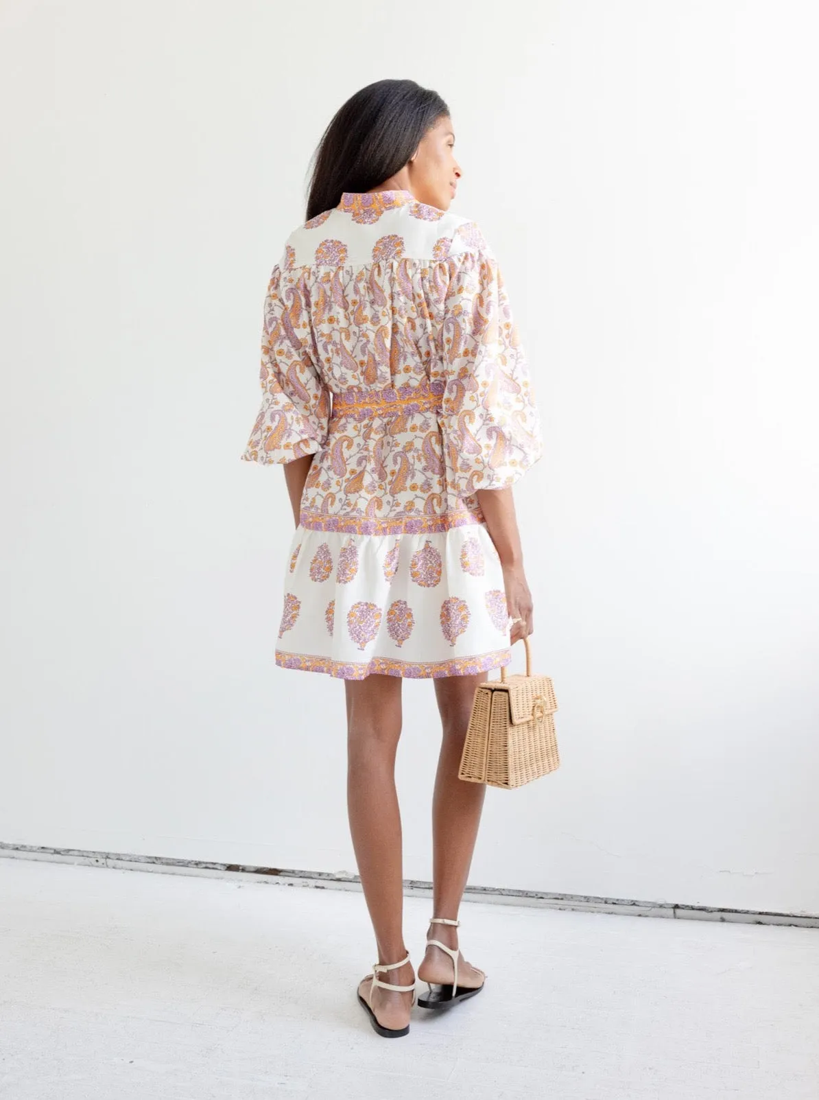 slim fit Nessa Dress- Lilac