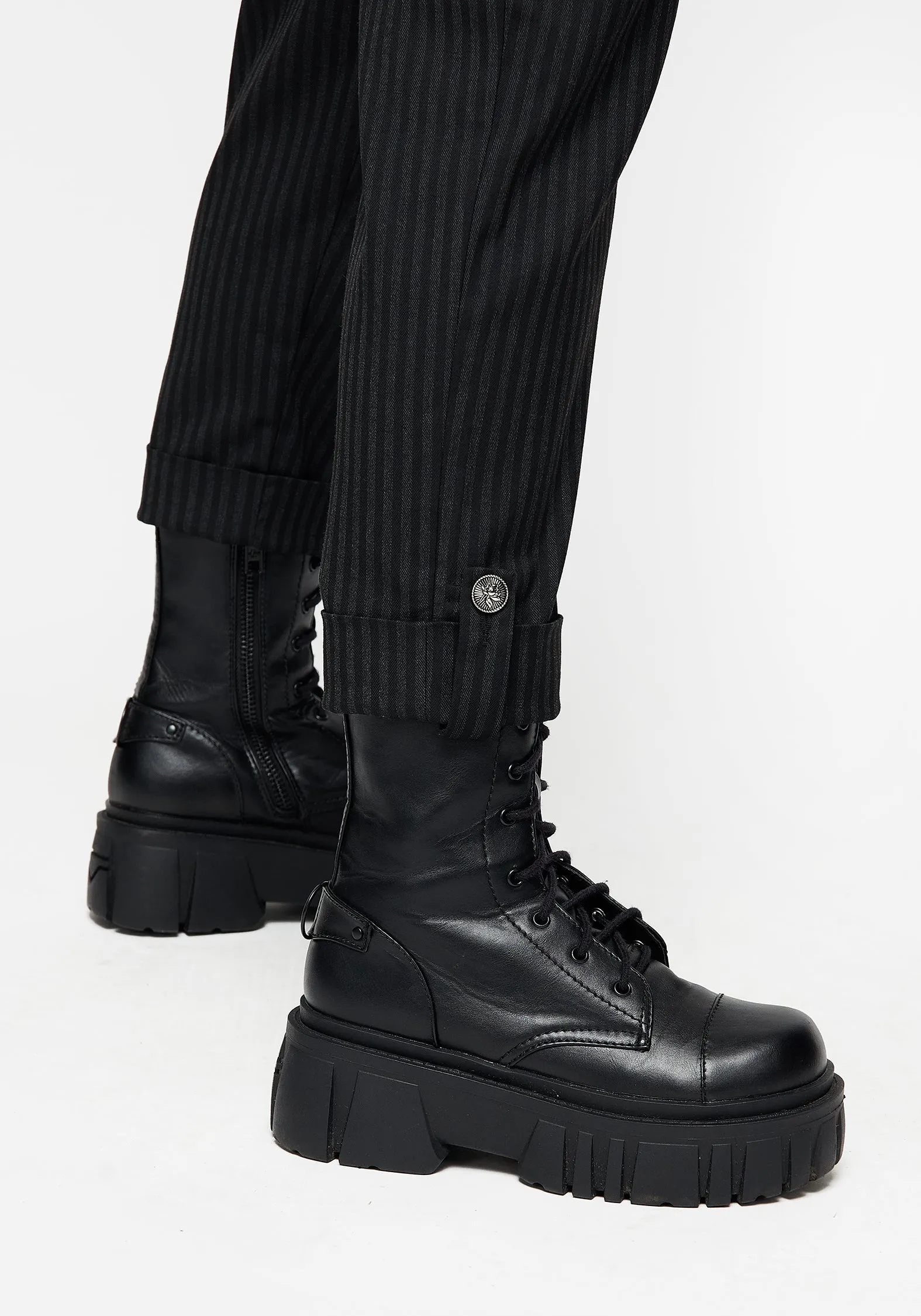 Core Collection Cruise Attire Nevermore Pinstripe Tailored Trousers