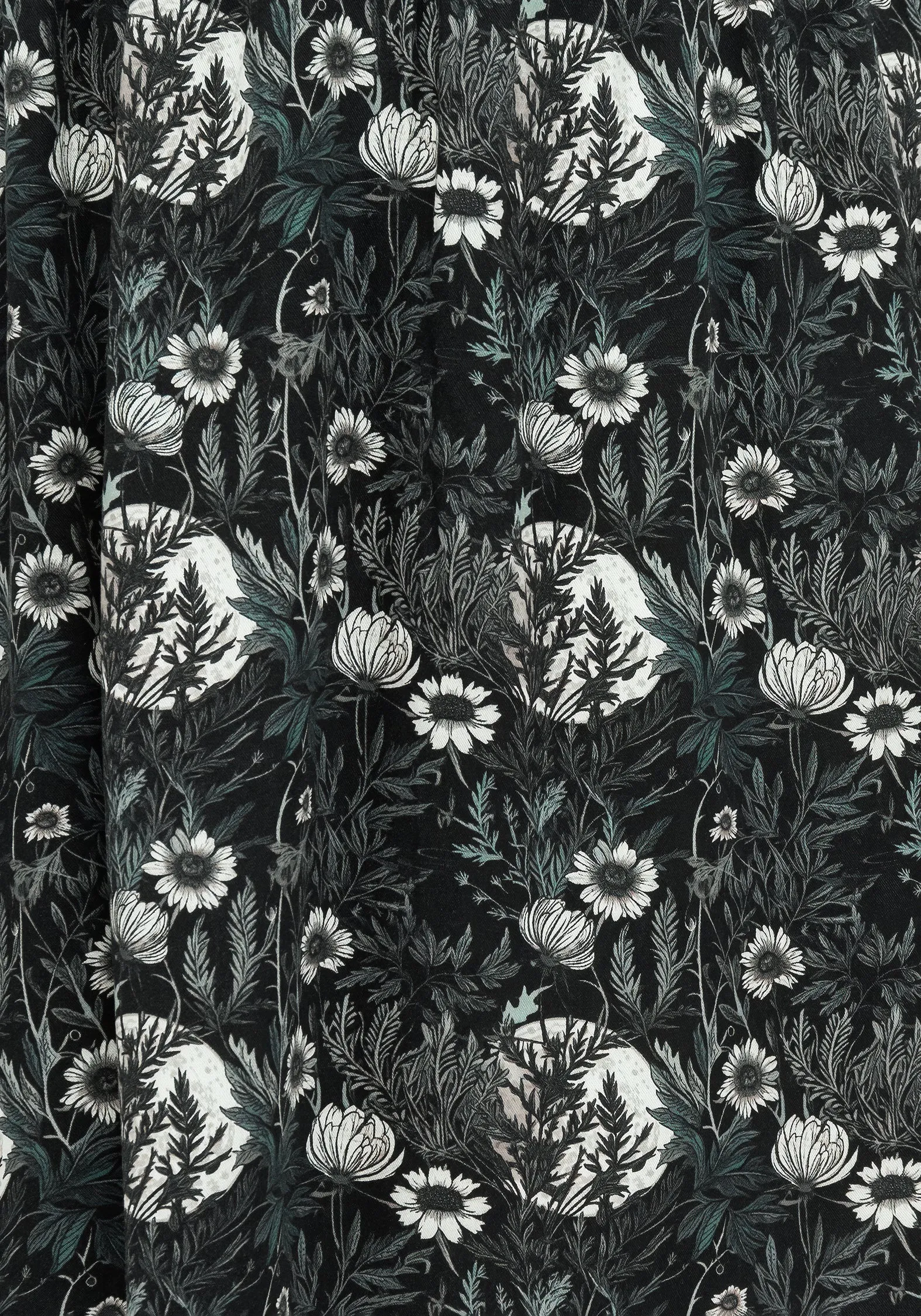 Nightbloom Collared Mini Dress Ruffle-Detail Cozy Energy