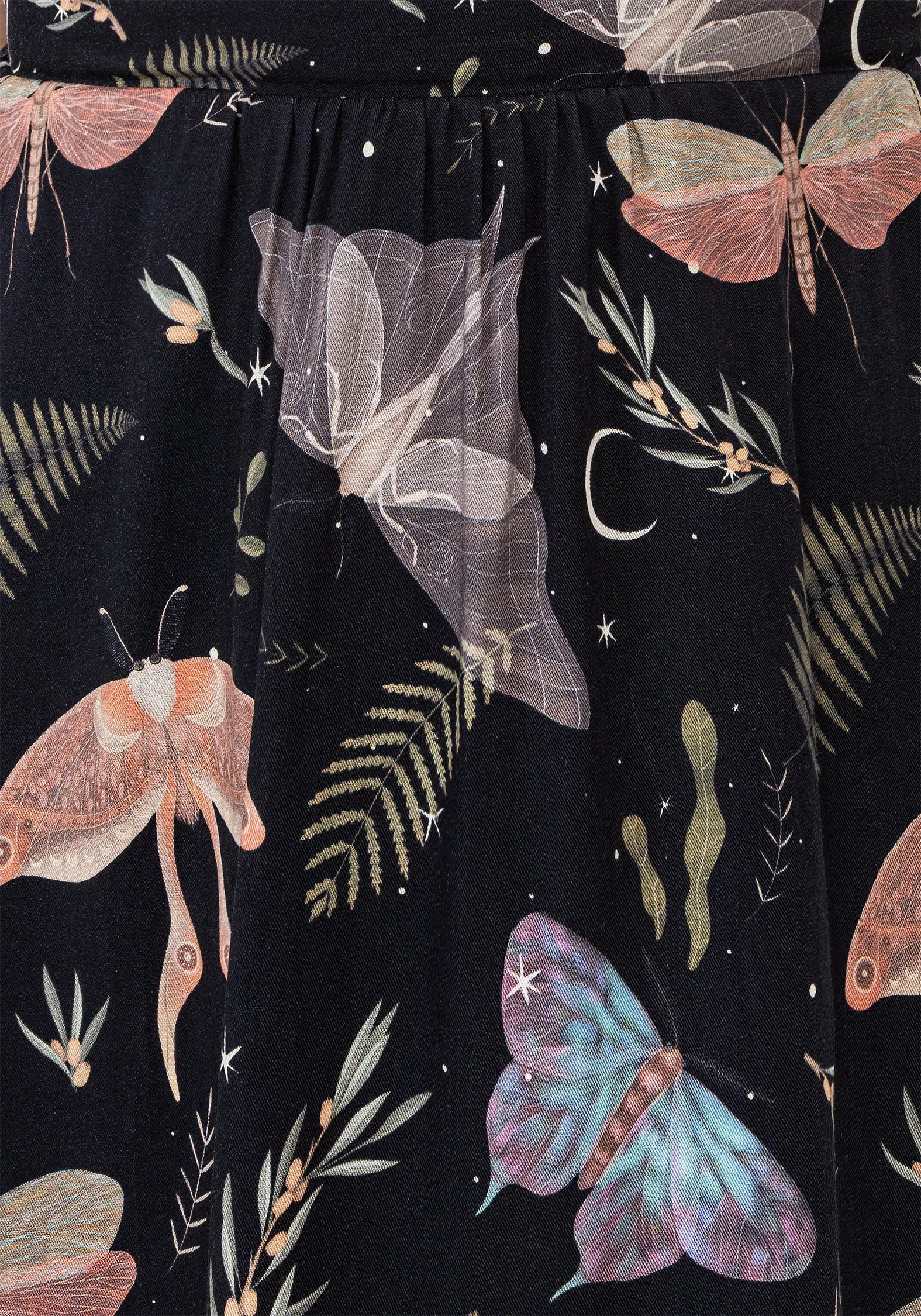 Nightmoth Corset Mini Dress Gathered Waist Technique