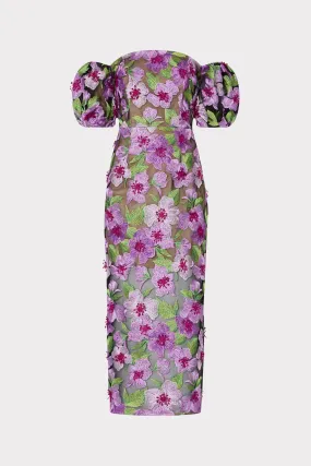 Nira 3D Embroidered Dress Relaxed Comfort Look