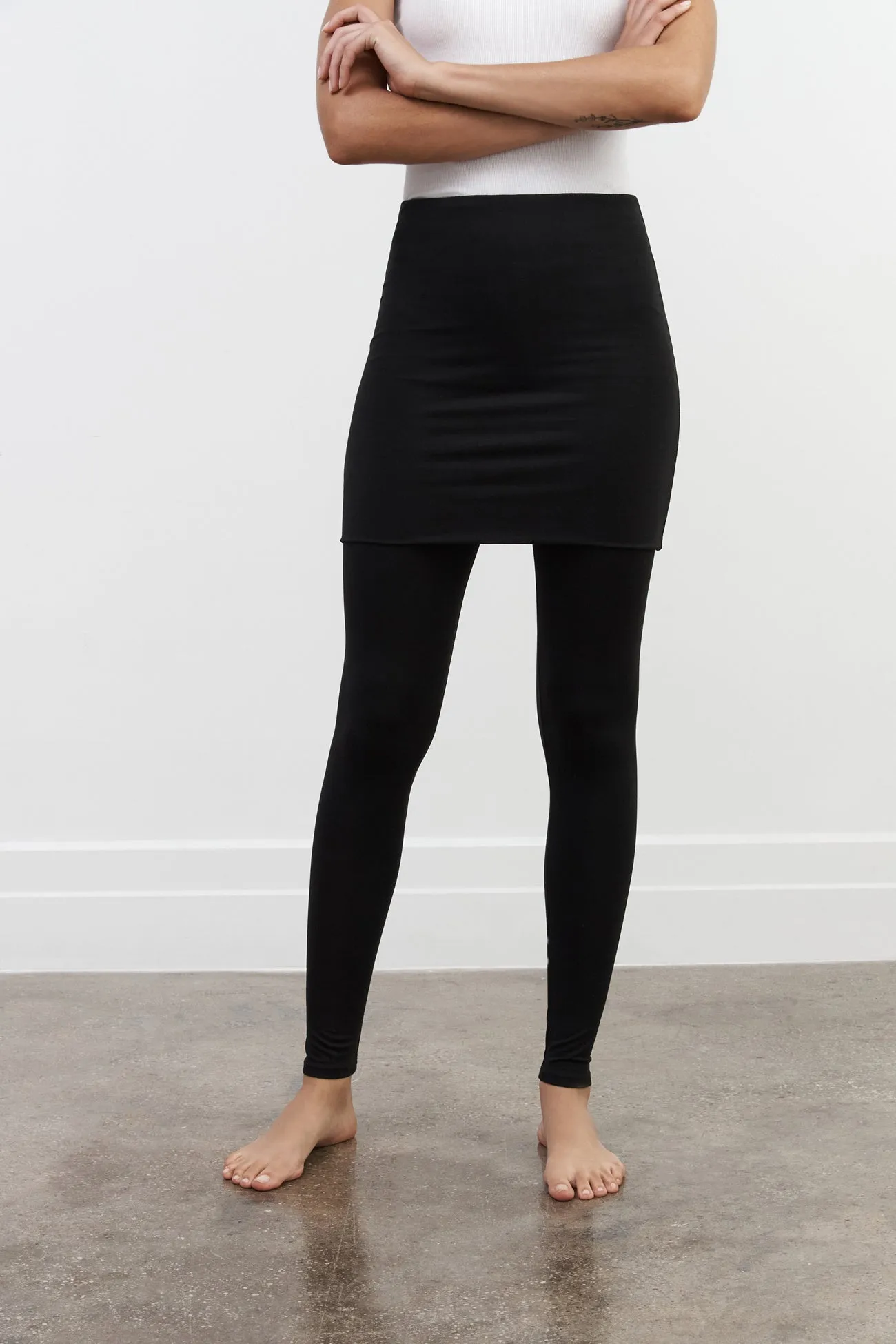 Flattering Shape Burke Skirted Leggings
