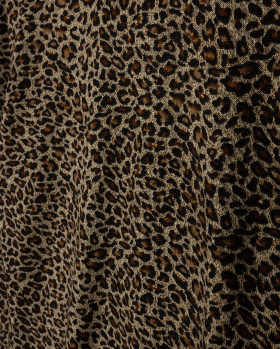 Leopard Turtleneck Casual Chic StretchComfortWeave